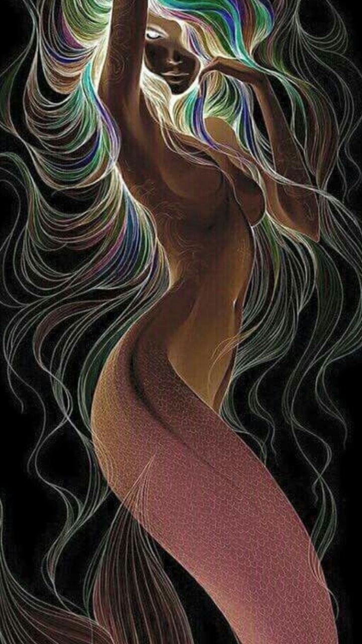 Обои мифическое существо, мы знаем, транс-музыка, электронная танцевальная музыка, арт в разрешении 720x1280