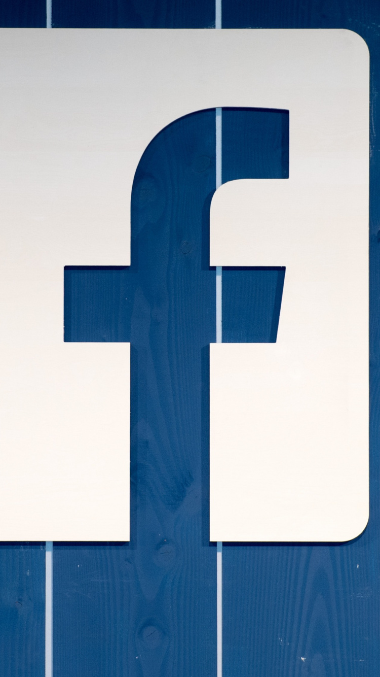 Обои фейсбук, синий, лого, число, графика в разрешении 750x1334
