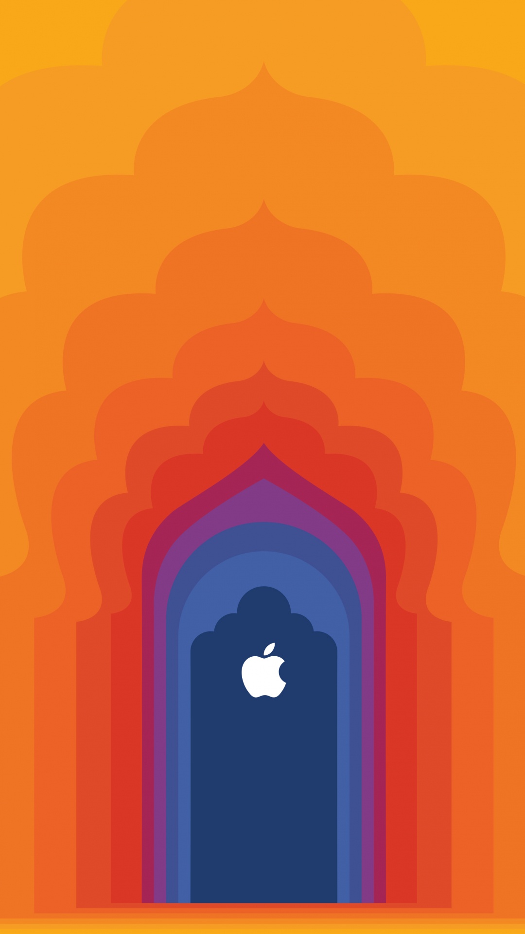 Обои яблочное саке, Эпл, я уточнила, Сакет, Оранжевый цвет в разрешении 1080x1920