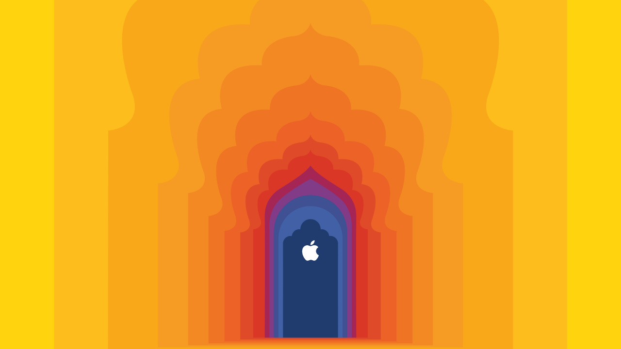 Обои яблочное саке, Эпл, я уточнила, Сакет, Оранжевый цвет в разрешении 1280x720