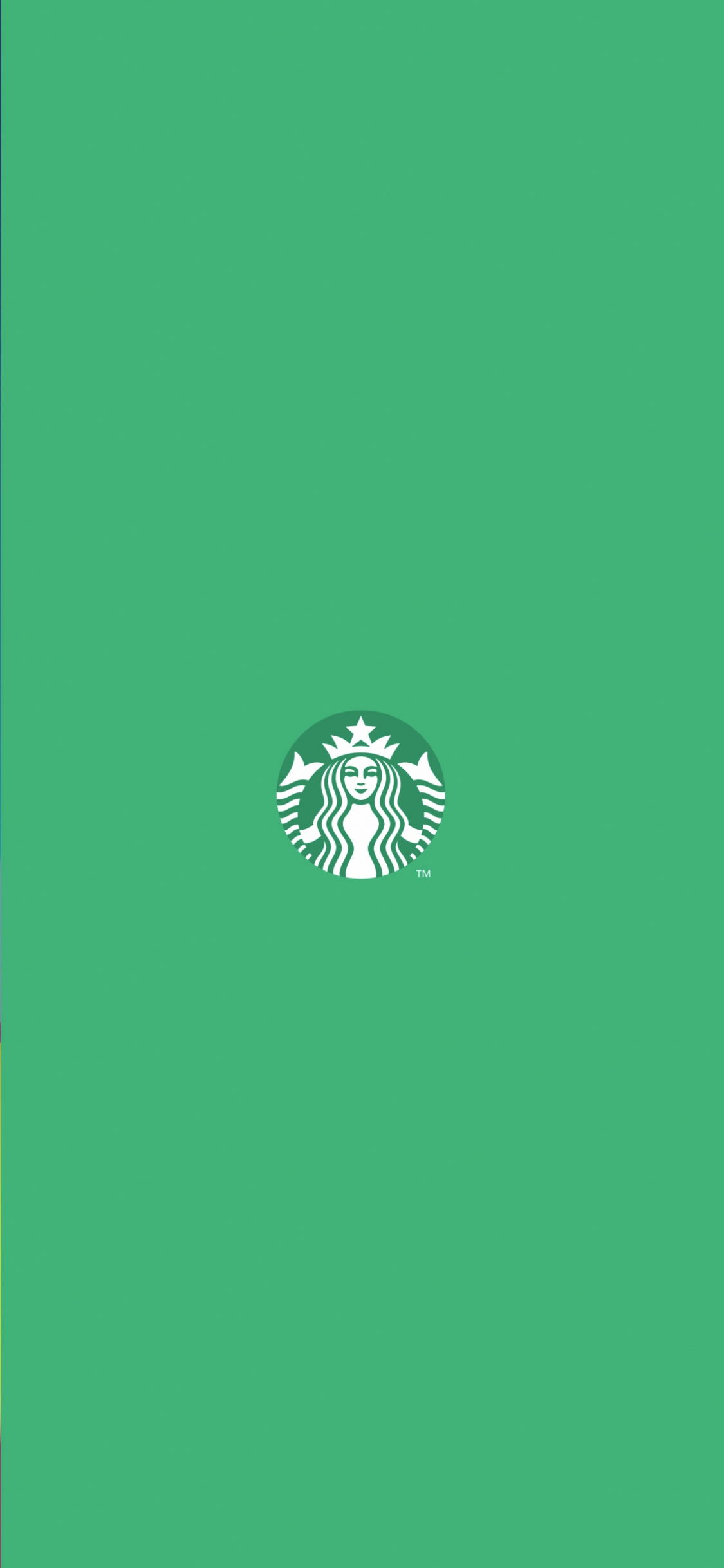 Обои старбеку, новый логотип starbucks 2011, лого, зеленый, череп в разрешении 1125x2436