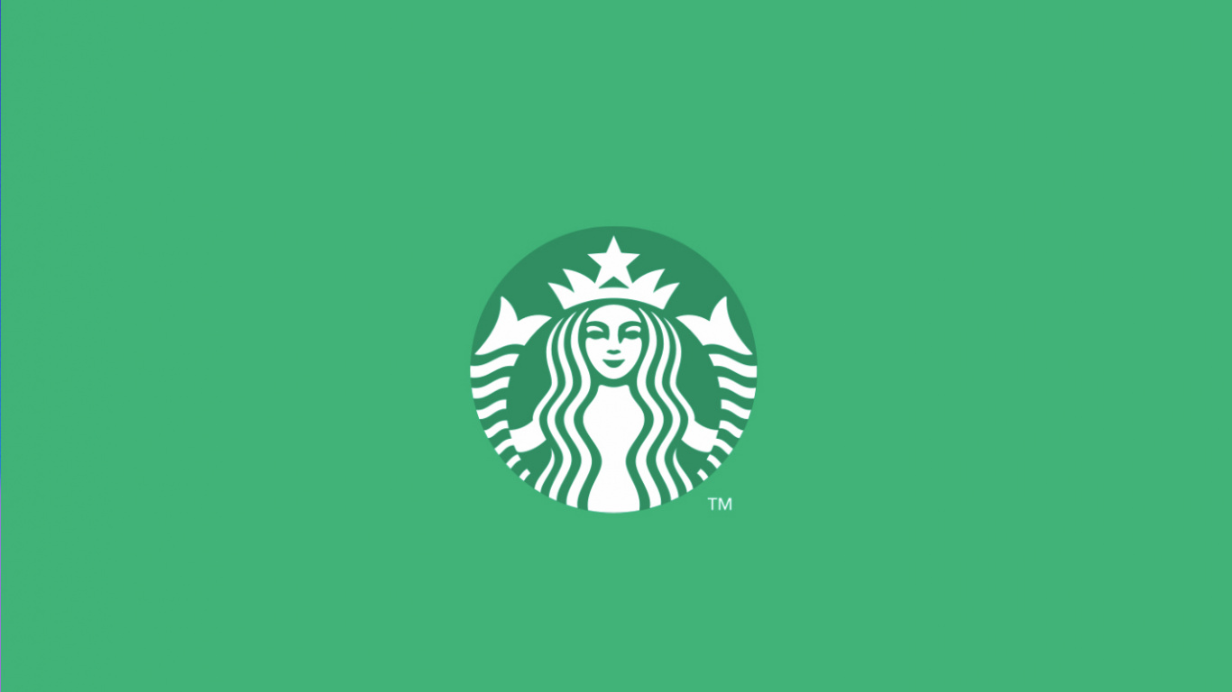 Обои старбеку, новый логотип starbucks 2011, лого, зеленый, череп в разрешении 1366x768