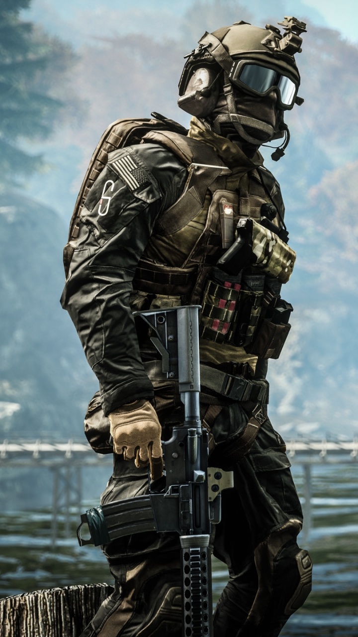 Обои компьютерная игра, солдат, игры, приключенческая игра, стратегии видео игры в разрешении 720x1280