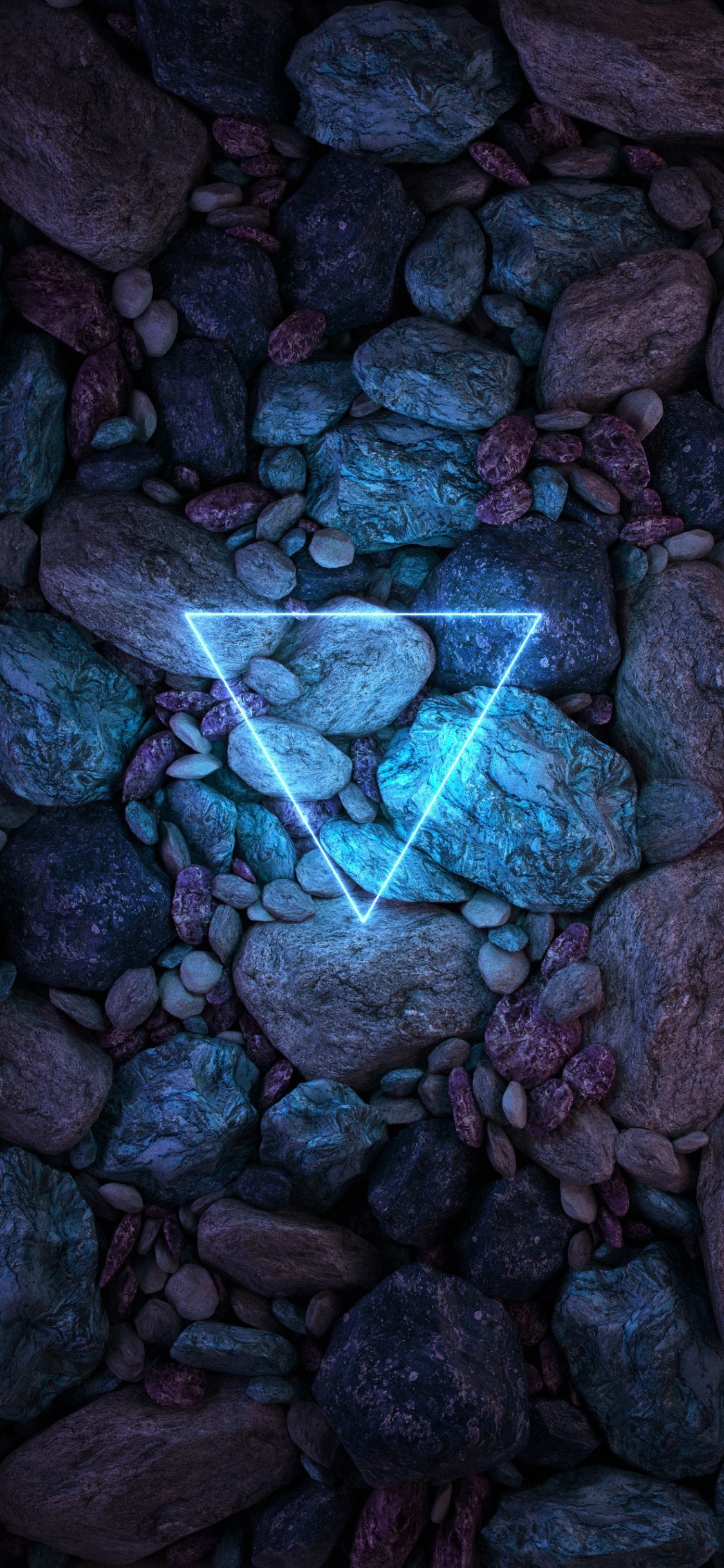 Обои неоновое освещение, дорожное покрытие, кирпич, электрик, газ в разрешении 1125x2436