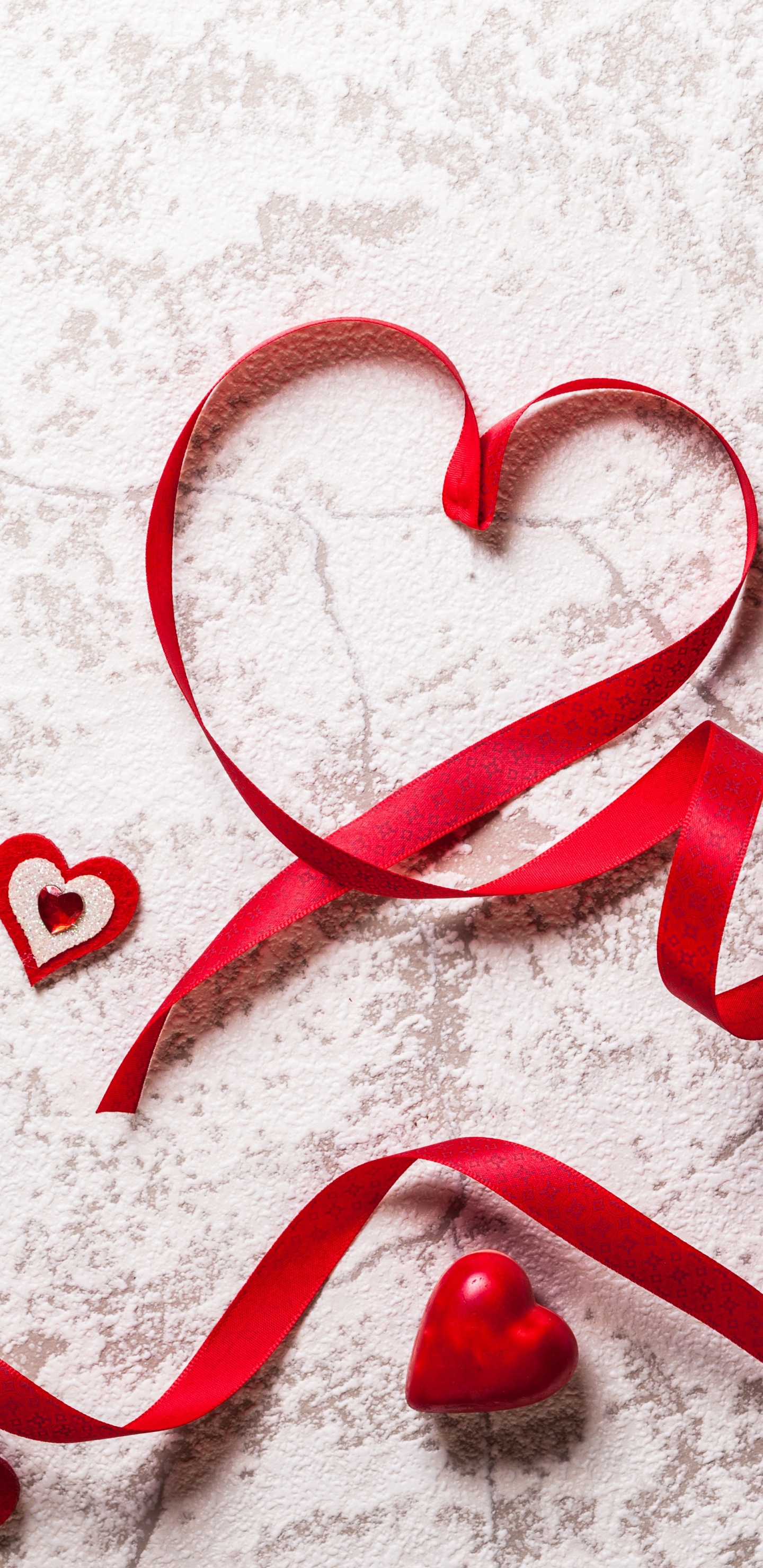 Обои текст, сердце, любовь, День Святого Валентина, Делать Дин в разрешении 1440x2960