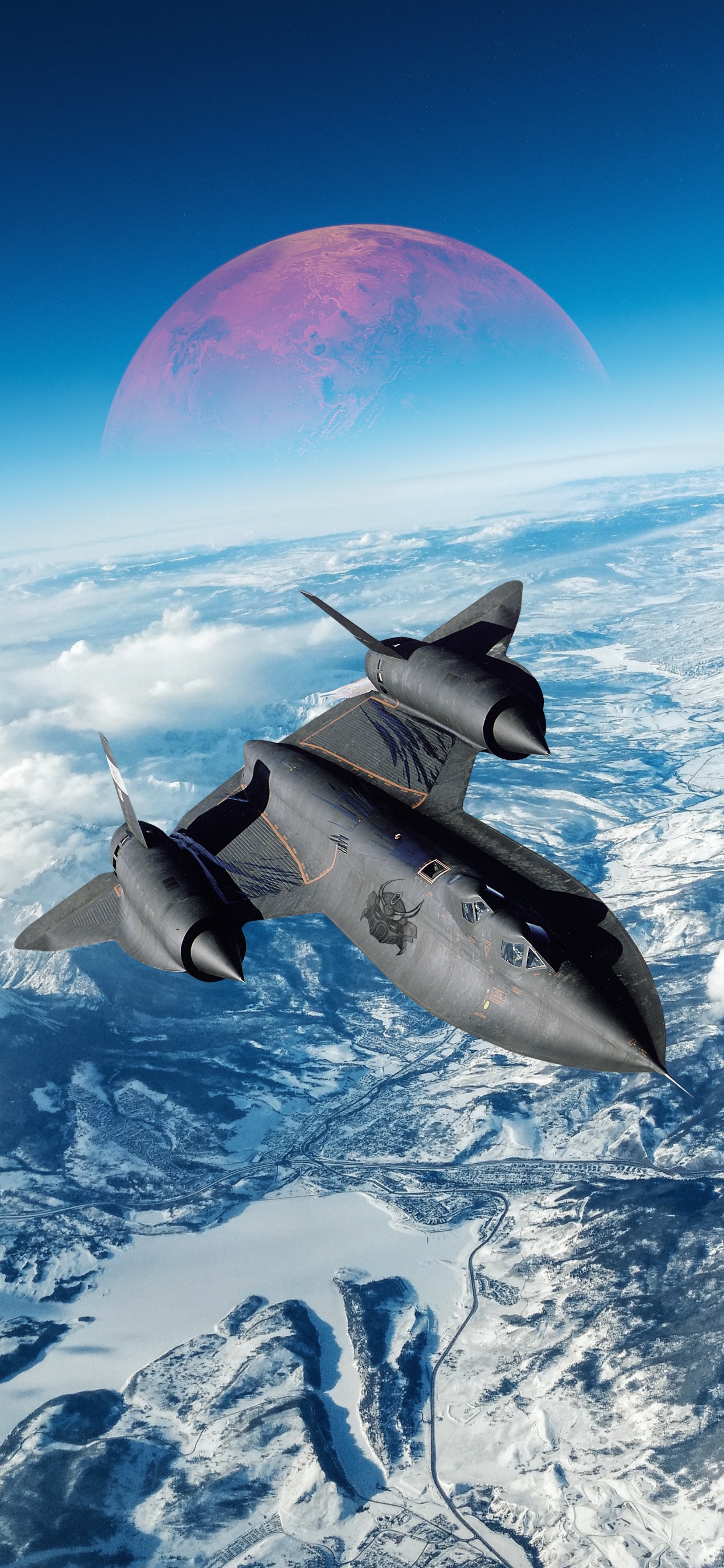 Обои вода, облако, наука, океан, снег в разрешении 1242x2688