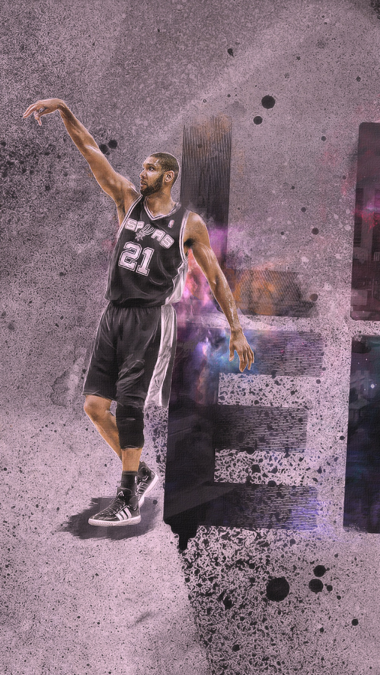 Обои СанАнтонио сперс, NBA, Баскетбол, графический дизайн, арт в разрешении 750x1334