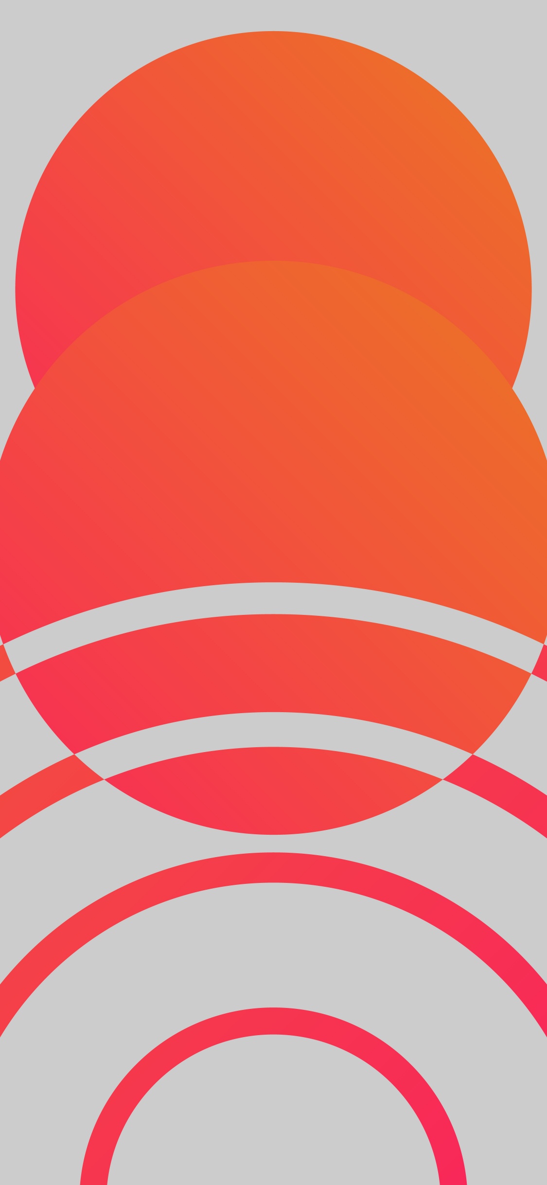 Обои круг, арт, иллюстрация, графический дизайн, рисование в разрешении 1125x2436