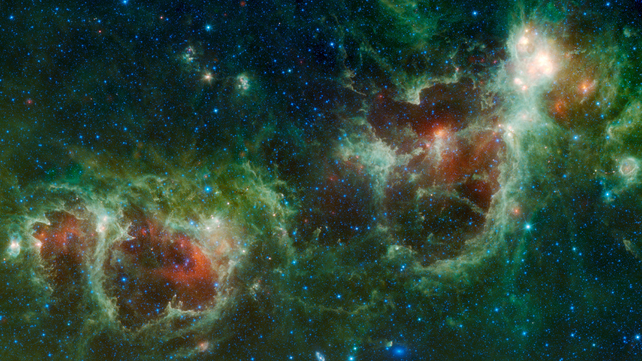 Обои Westerhout 5, Сердце Туманности, туманность, Галактика, звезда в разрешении 1280x720