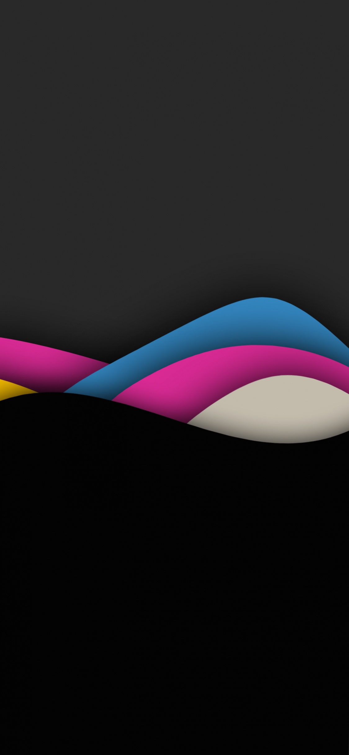 Обои круг, графический дизайн, Фиолетовый, материальное свойство, пурпурный цвет в разрешении 1125x2436