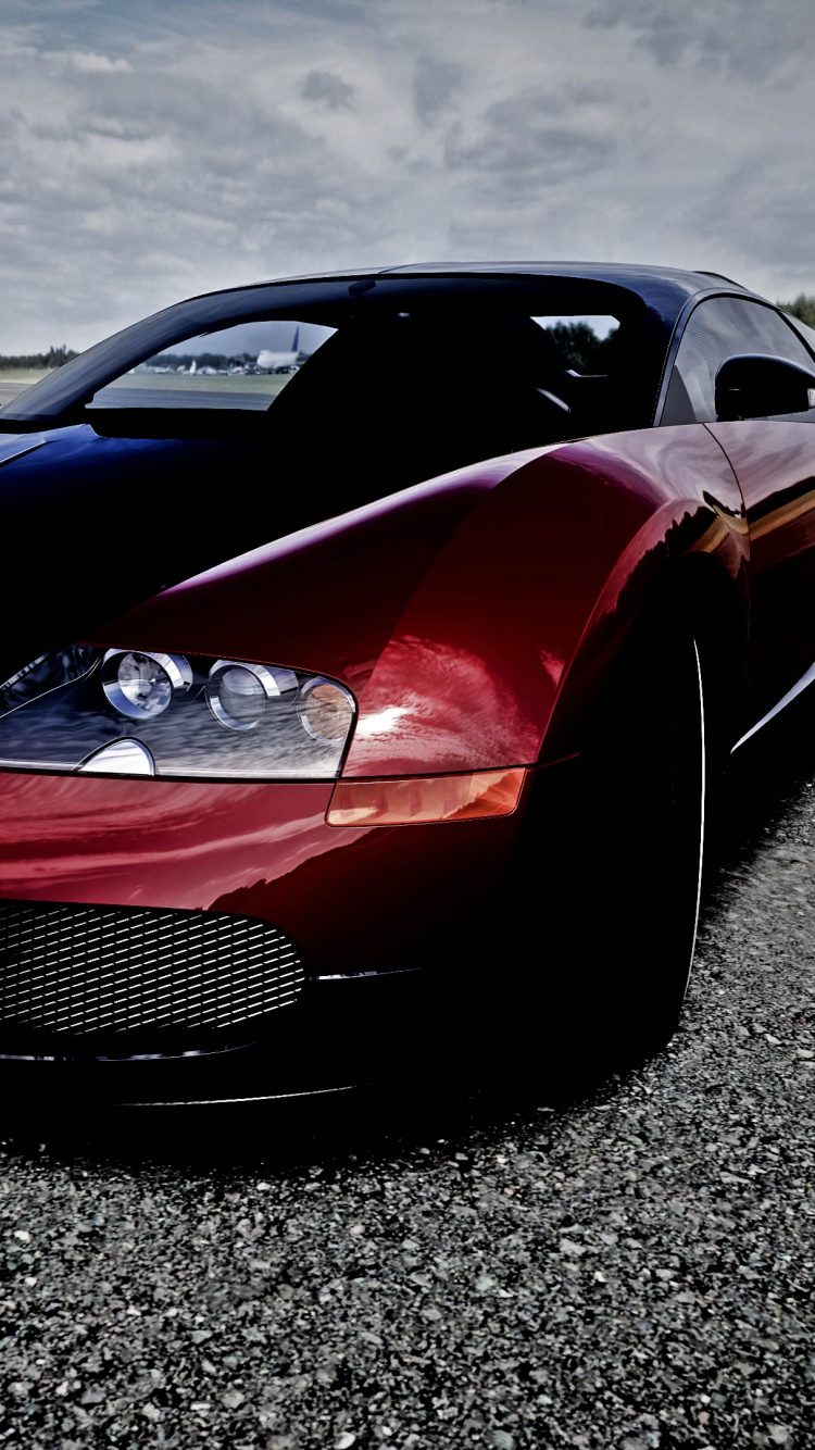 Обои bugatti, авто, спорткар, автомобили Бугатти, Бугатти вейрон в разрешении 750x1334