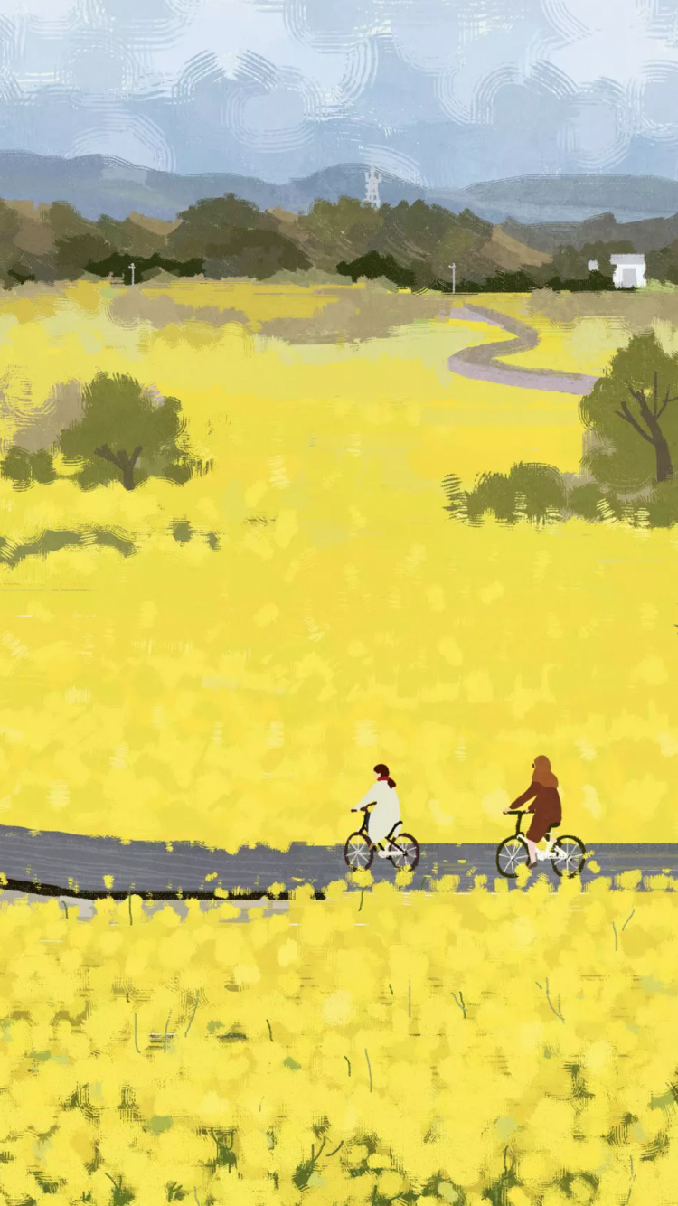 Обои Xiaomi, Xiaomi Redmi 5, рапс, арт, киев украина в разрешении 750x1334