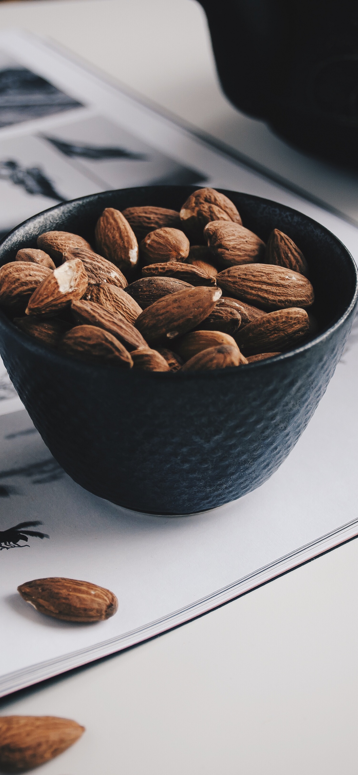 Обои гайка, пища, кофейная чашка, ингредиент, чашка в разрешении 1242x2688