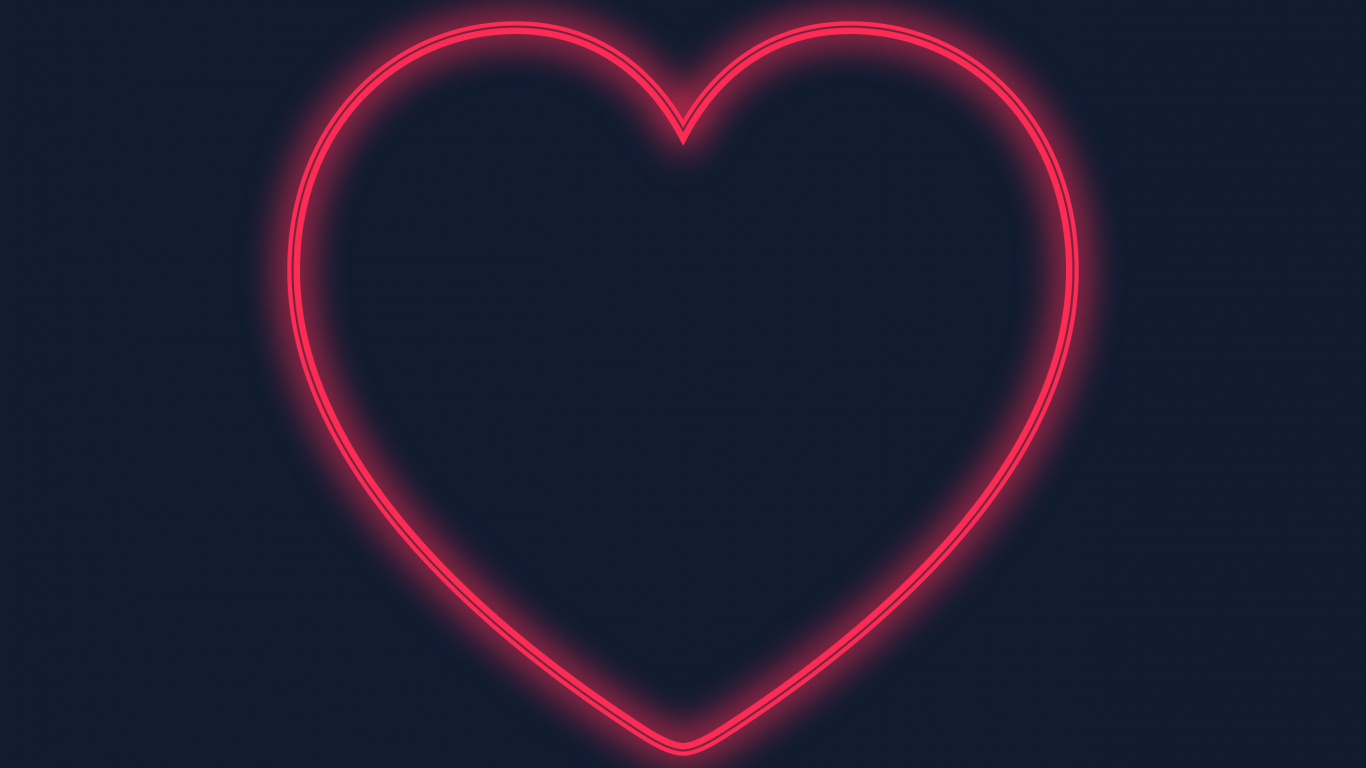 Обои сердце, свет, человеческое тело, электрик, пурпурный цвет в разрешении 1366x768