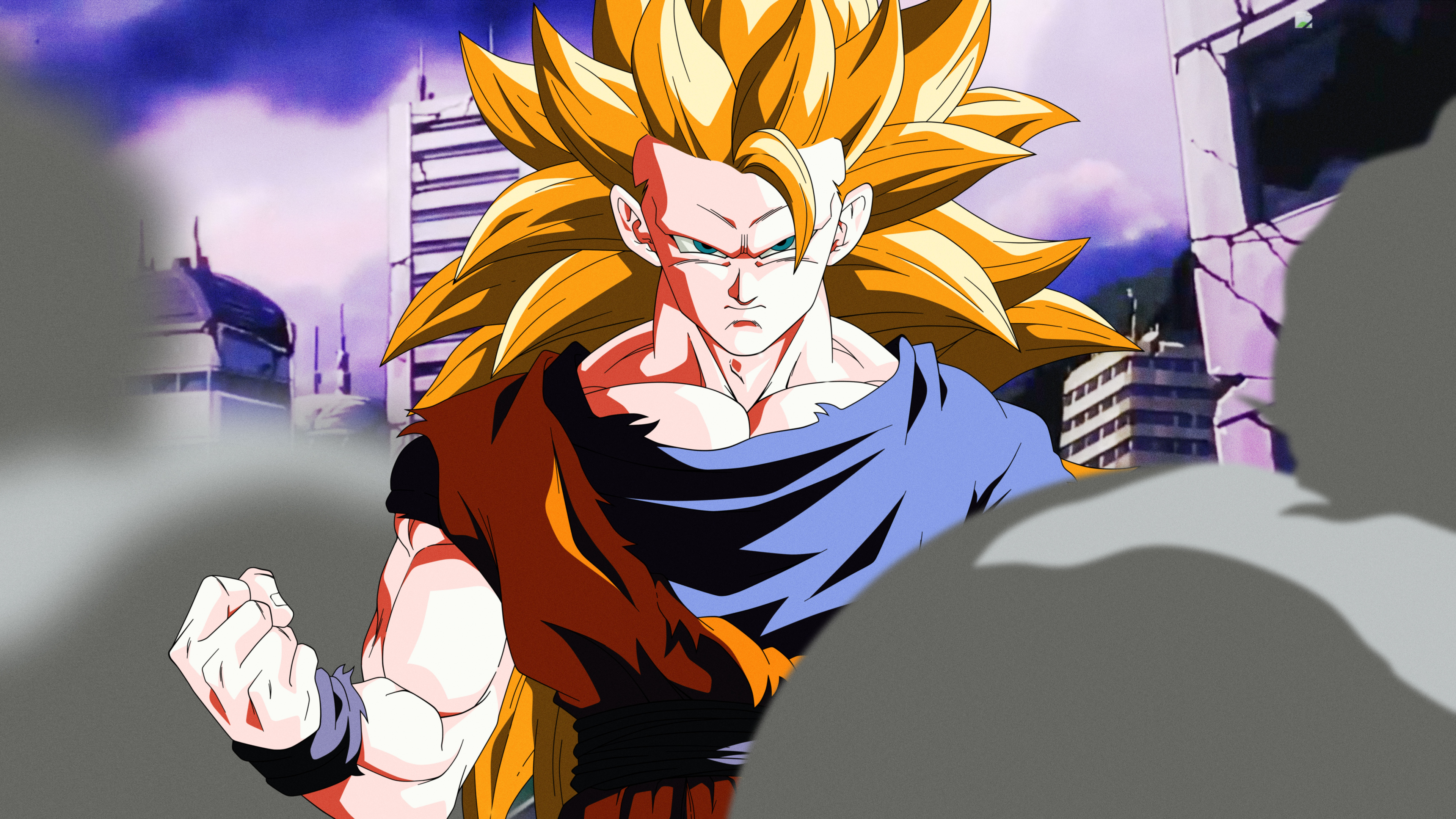 Обои Жемчуг дракона, гоку, вегета, Super Saiyan, аниме в разрешении 3840x2160