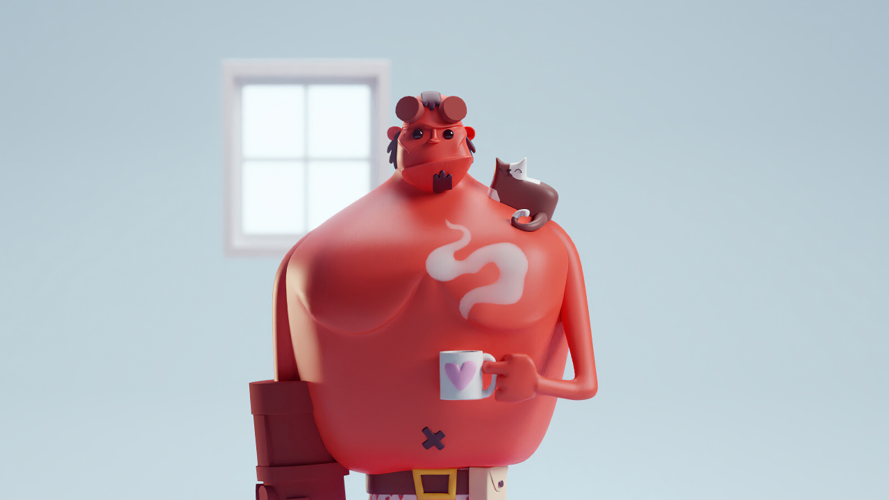 Обои дизайн, красный цвет, розовый, сустав, орган в разрешении 1280x720