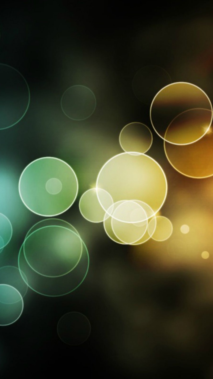 Обои macbook, круг, свет, освещение, блик в разрешении 720x1280