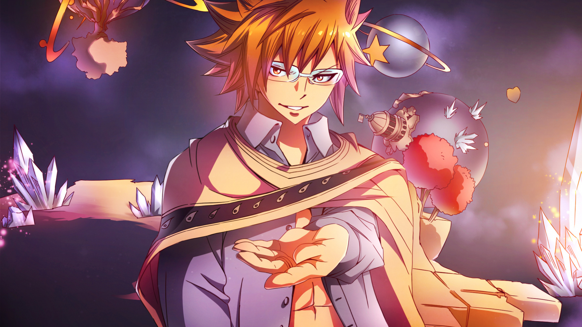 Обои Juvia Lockser, аниме, фейри Тейл, эрза Скарлет, мультфильм в разрешении 1920x1080