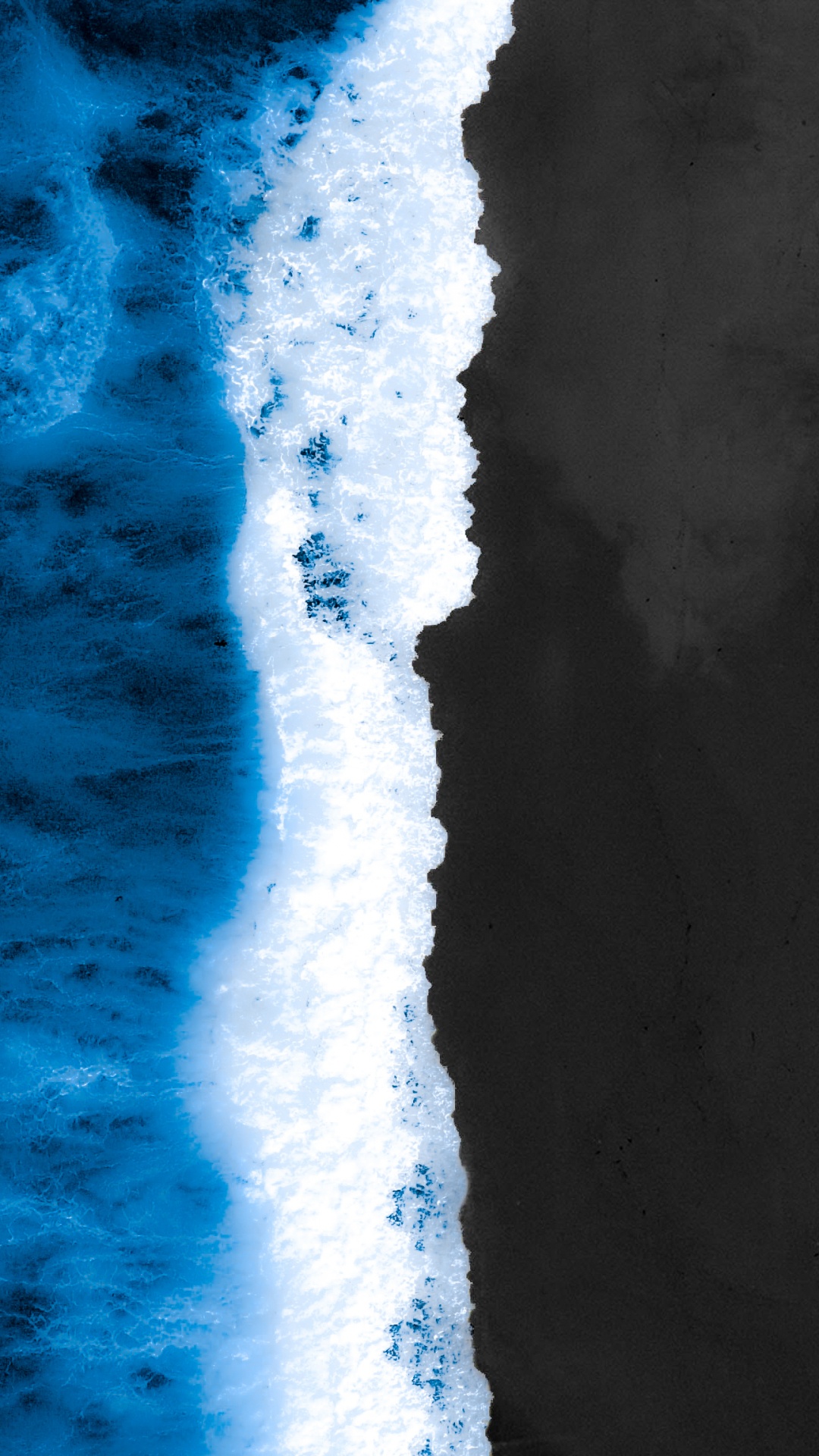 Обои вода, гидроресурсы, растение, сосулька, синий в разрешении 1080x1920