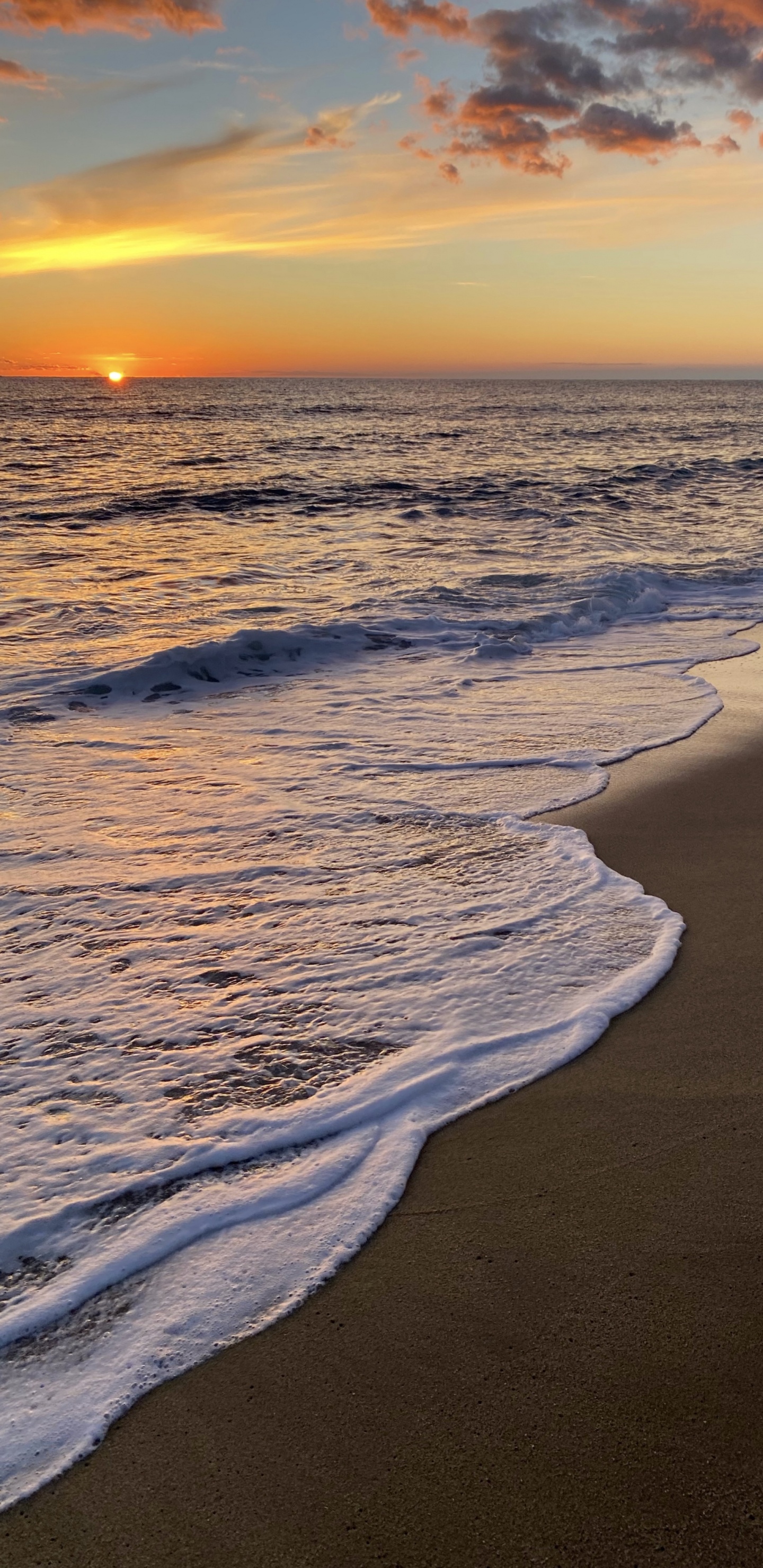 Обои море, океан, прилив, физика, вода в разрешении 1440x2960