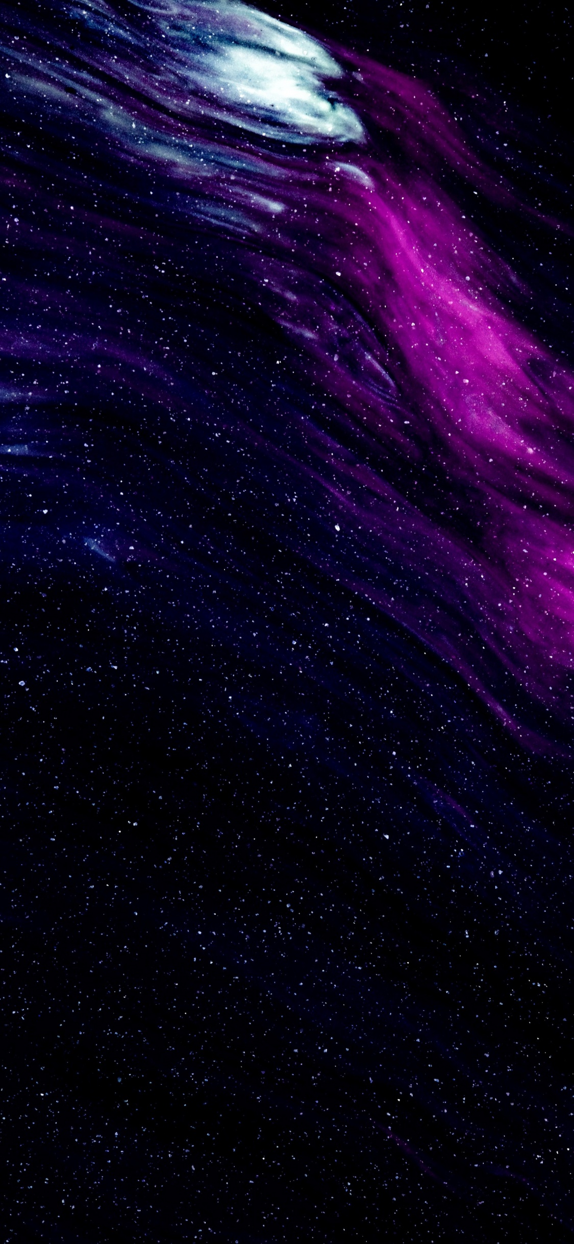 Обои атмосфера, темнота, звезда, космос, графика в разрешении 1125x2436