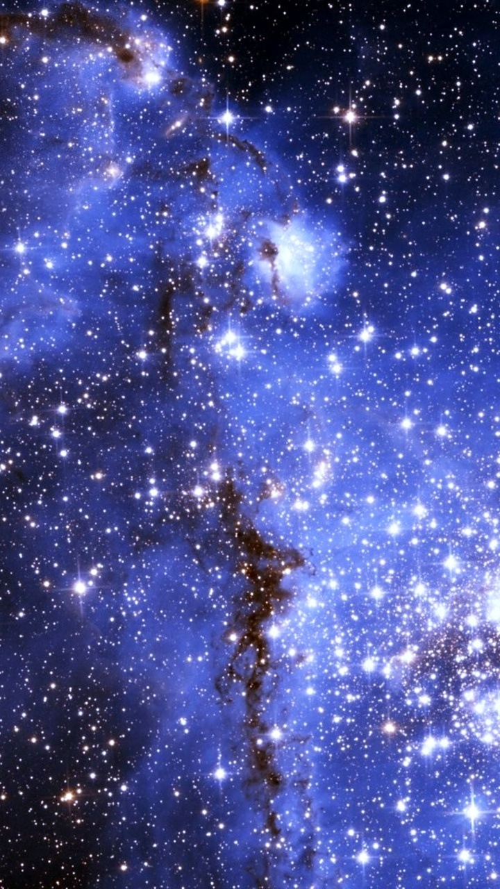 Обои Галактика, туманность, звезда, Астрономия, Млечный Путь в разрешении 720x1280