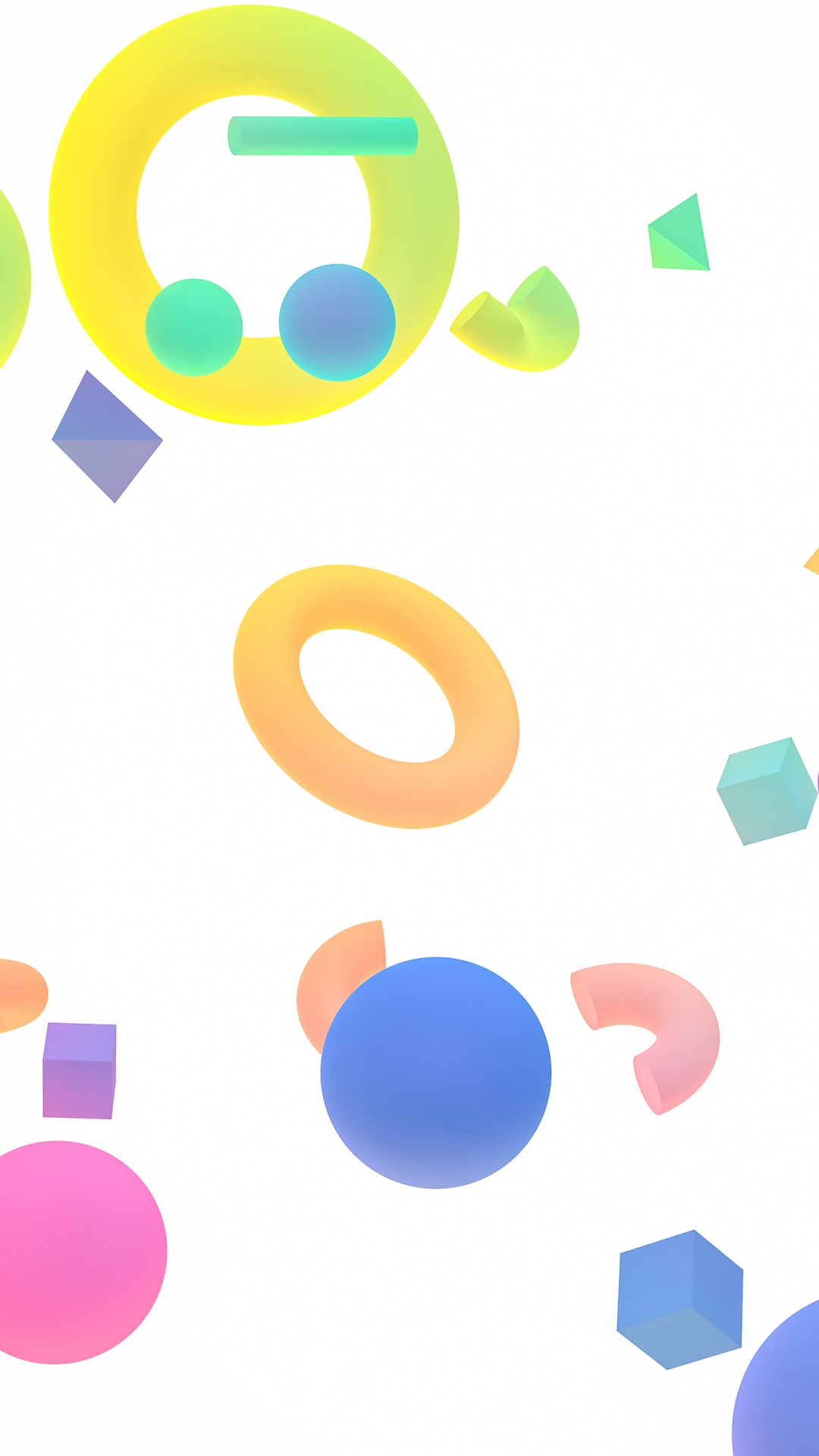 Обои круг, графический дизайн, картинка, лазурный, арт в разрешении 1080x1920