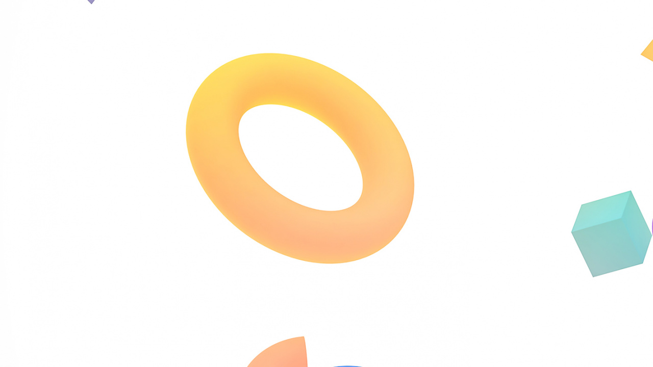 Обои круг, графический дизайн, картинка, лазурный, арт в разрешении 1280x720