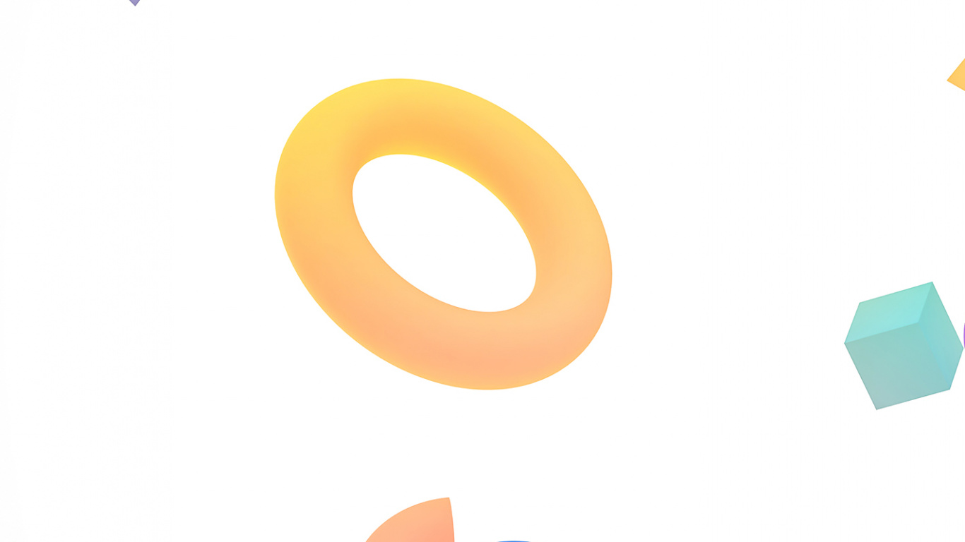 Обои круг, графический дизайн, картинка, лазурный, арт в разрешении 1366x768