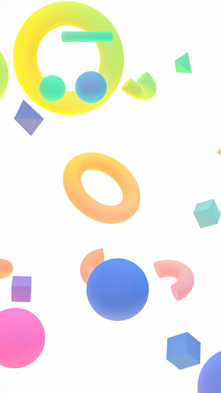 Обои круг, графический дизайн, картинка, лазурный, арт в разрешении 720x1280