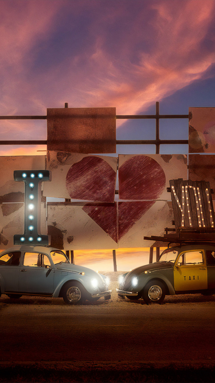 Обои Фольксваген жук, Фольксваген новый жук, Фольксваген, Фольксваген Пассат, легковые автомобили в разрешении 750x1334