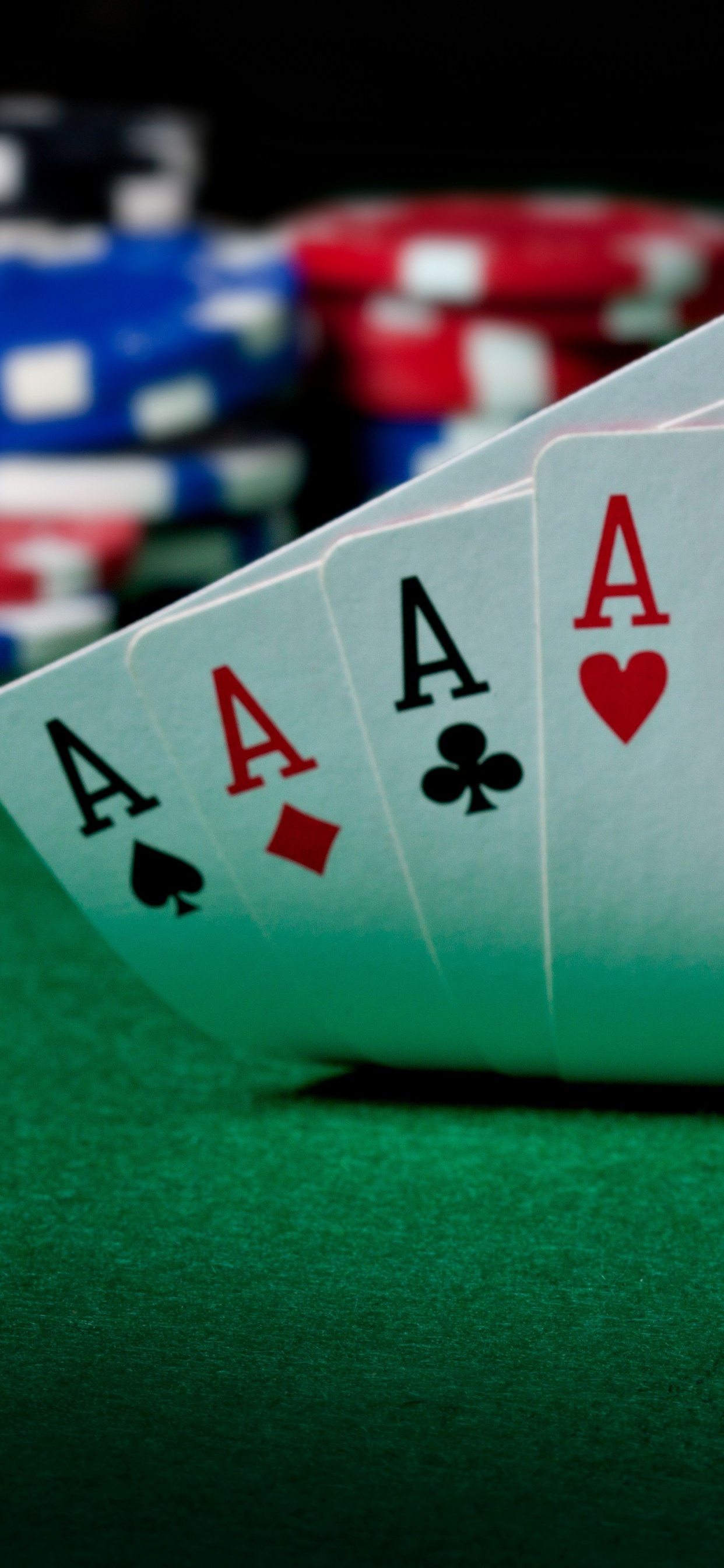 Обои покер, рулетка, игральная карта, онлайн-покер, карточная игра в разрешении 1242x2688