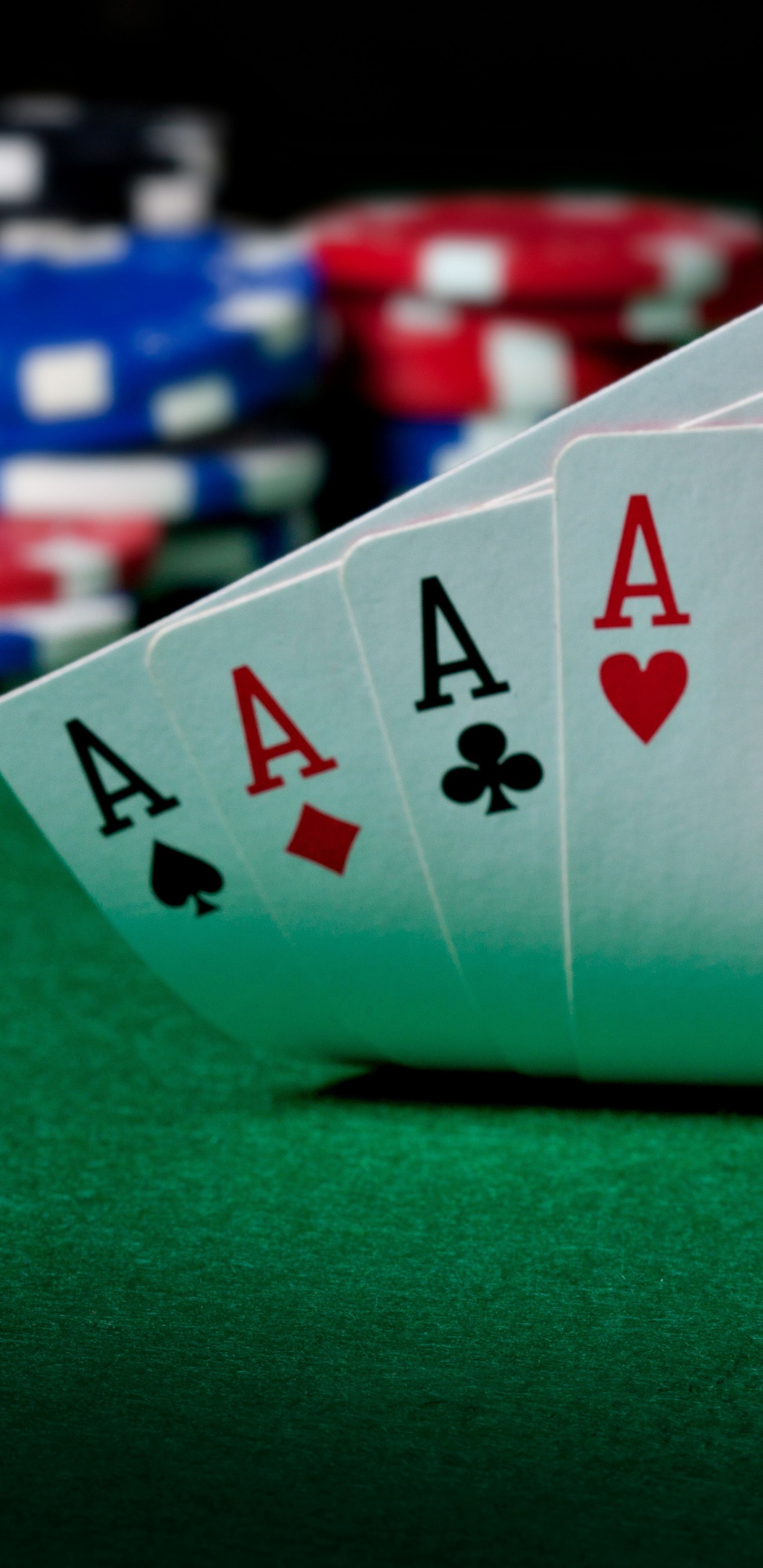 Обои покер, рулетка, игральная карта, онлайн-покер, карточная игра в разрешении 1440x2960