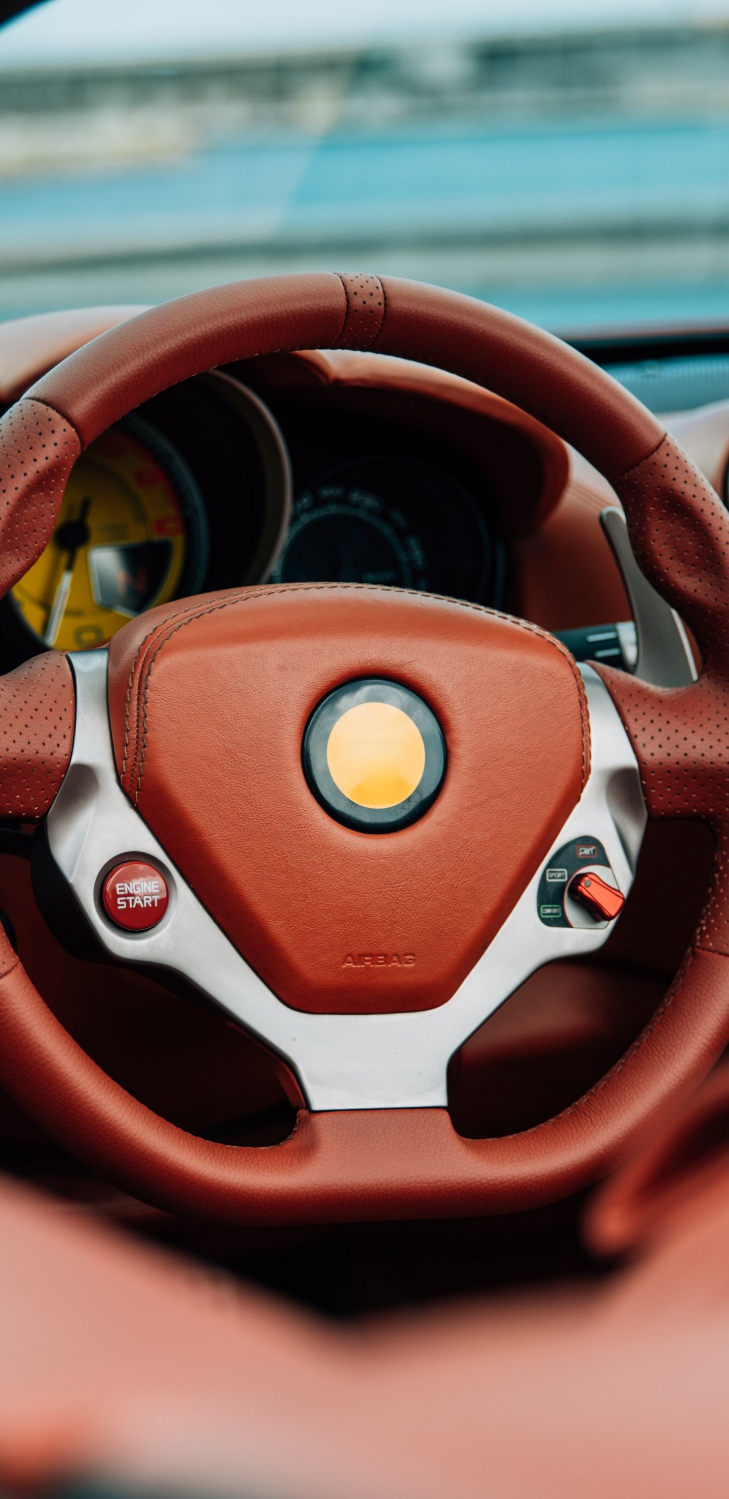 Обои авто, Б Авто Эвакуатор, рулевое колесо, рулевой часть, колесо в разрешении 1440x2960