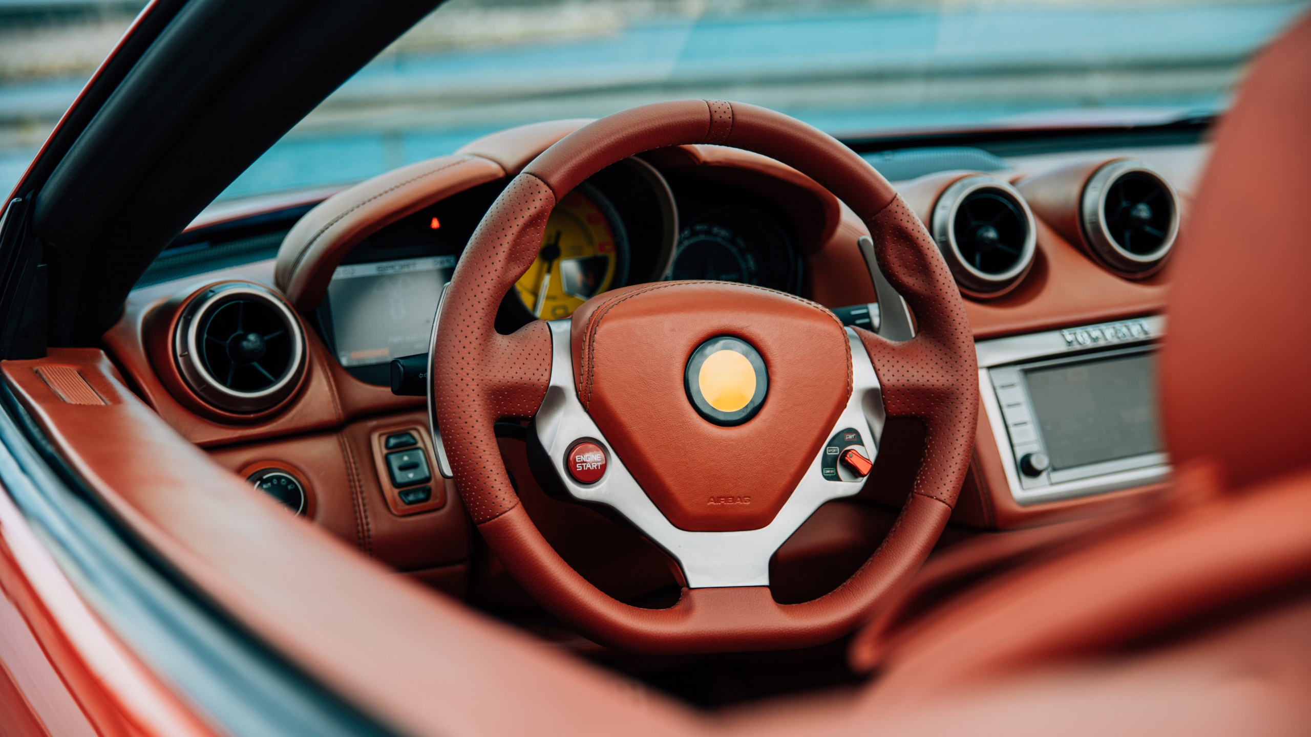 Обои авто, Б Авто Эвакуатор, рулевое колесо, рулевой часть, колесо в разрешении 2560x1440