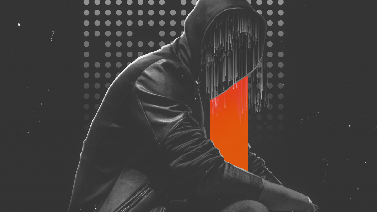 Обои постер, ios, рукав, арт, темнота в разрешении 1280x720