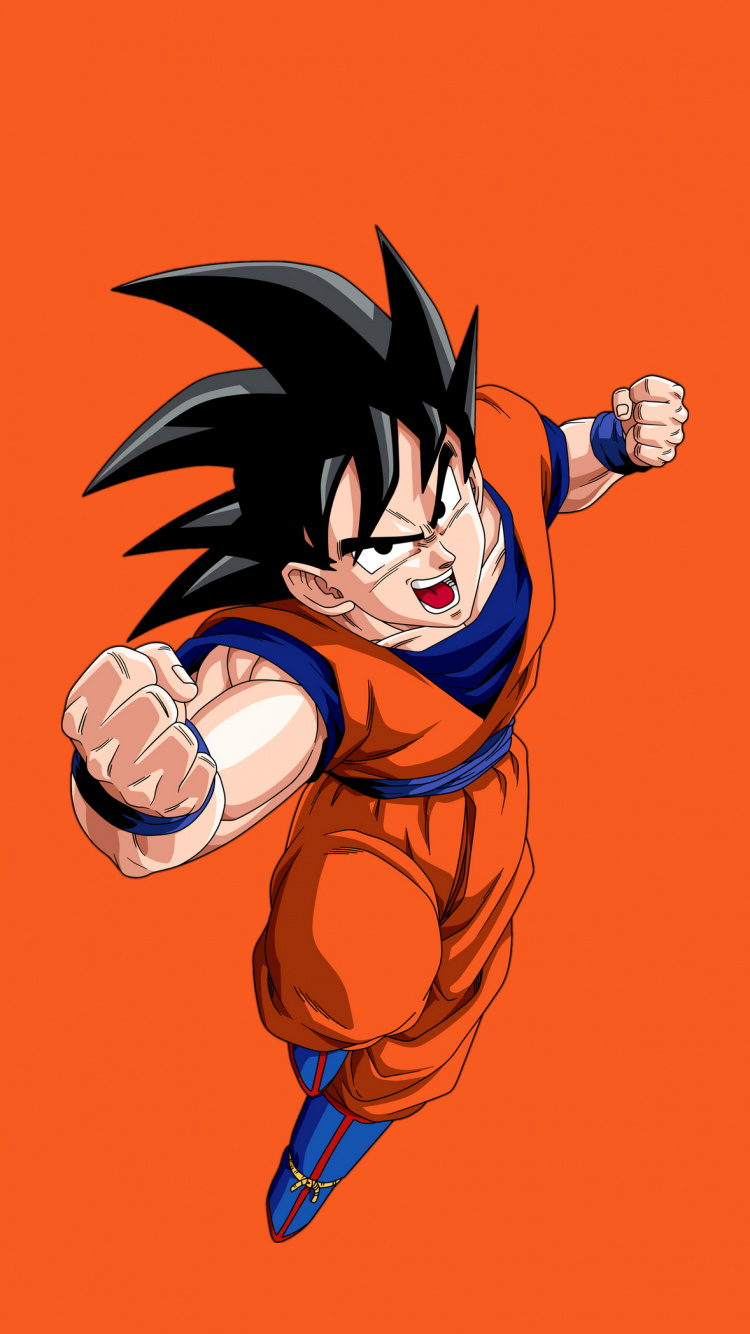 Обои гоку, аниме, dbcproject goku, вегета, Жемчуг дракона в разрешении 750x1334