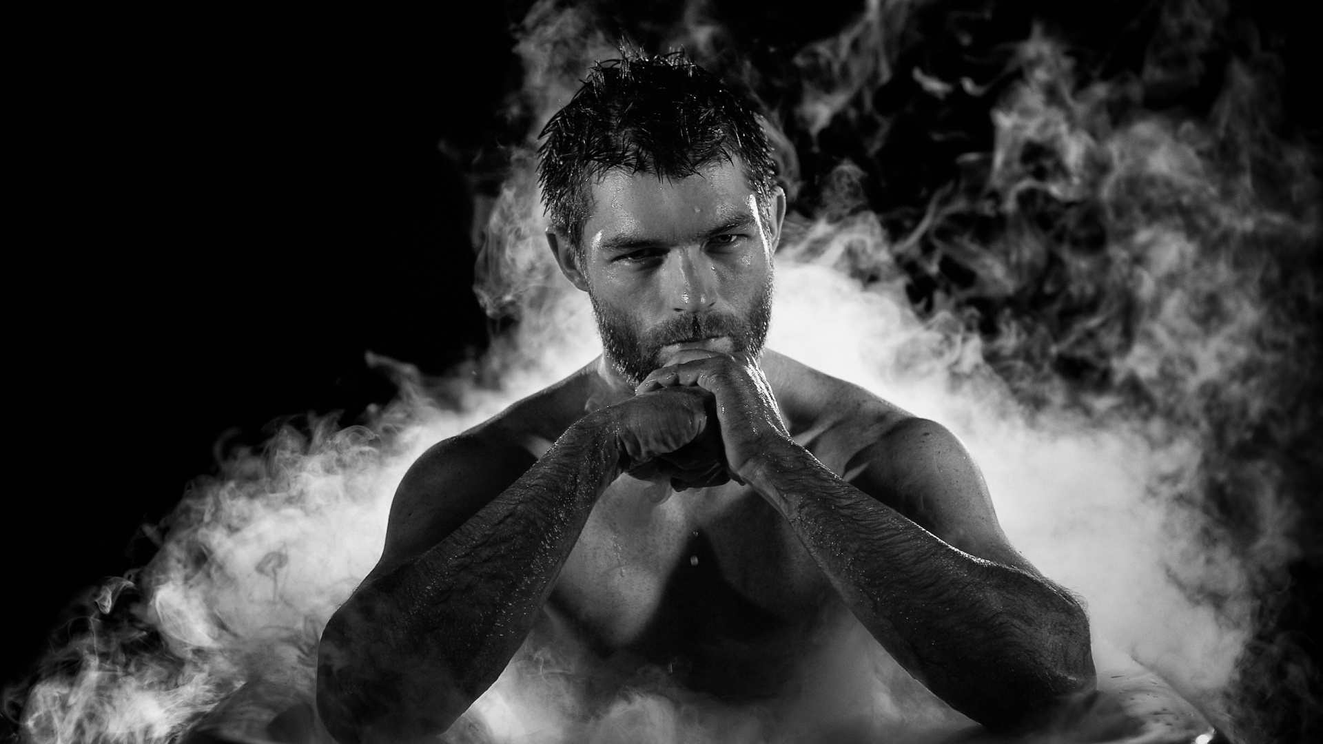 Обои Лиам Макинтайр, Спартак, актер, человек, мышца в разрешении 1920x1080