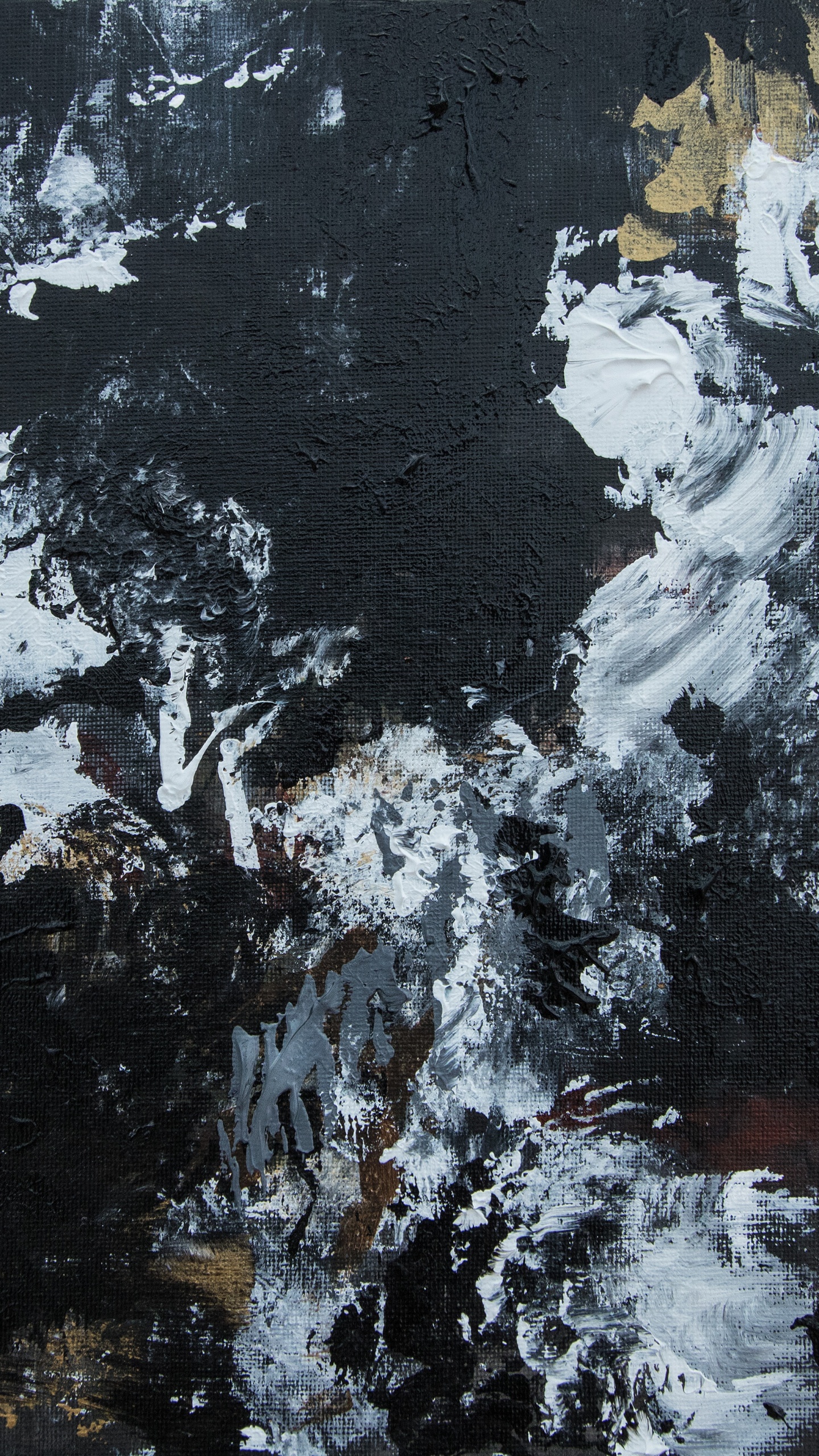 Обои живопись, вода, дизайн, дерево, узор в разрешении 1440x2560