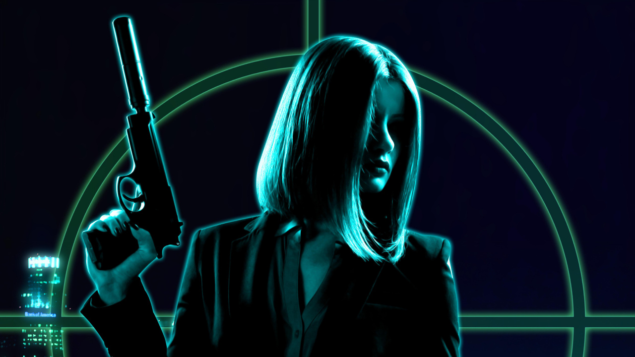 Обои зеленый, свет, Визуальный эффект освещения, неон, мелодия в разрешении 1280x720