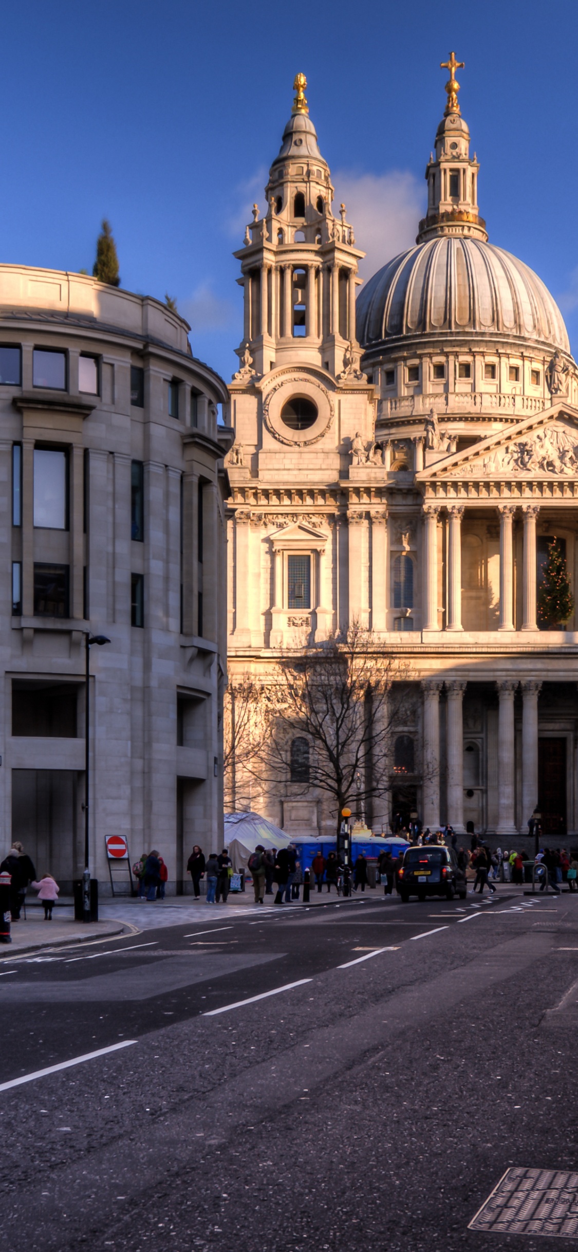 Обои Собор Святого Павла, собор, ориентир, город, здание в разрешении 1125x2436