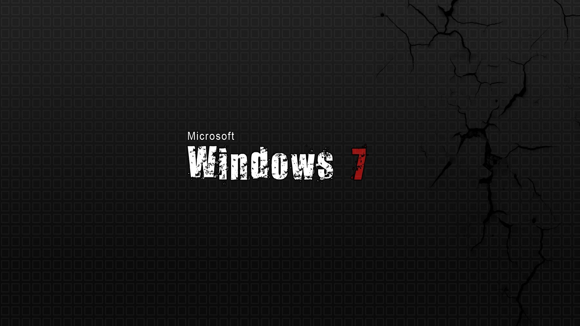 Обои windows 7, microsoft windows, черный, текст, лого в разрешении 1920x1080