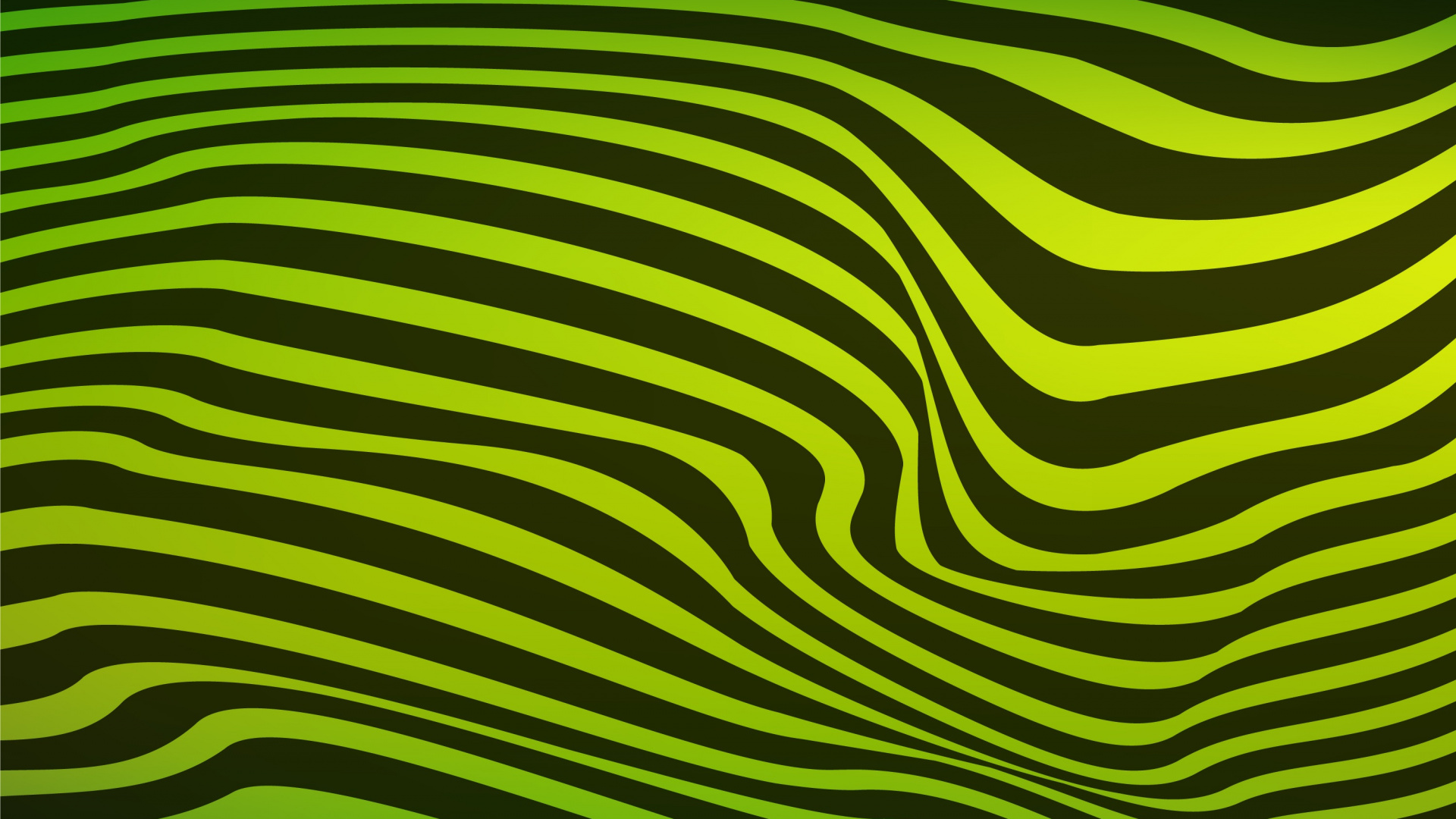 Обои зеленый, узор, желтый, линия, трава в разрешении 1920x1080