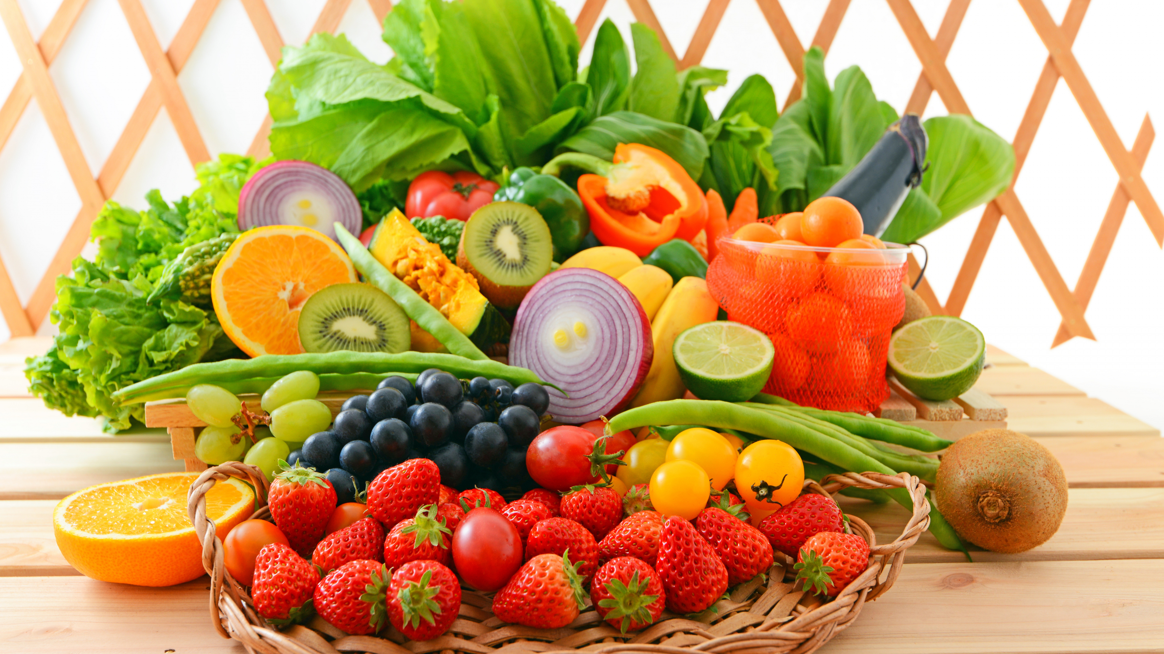 Обои пища, фрукты, природные продукты, суперфуд, местное блюдо в разрешении 3840x2160
