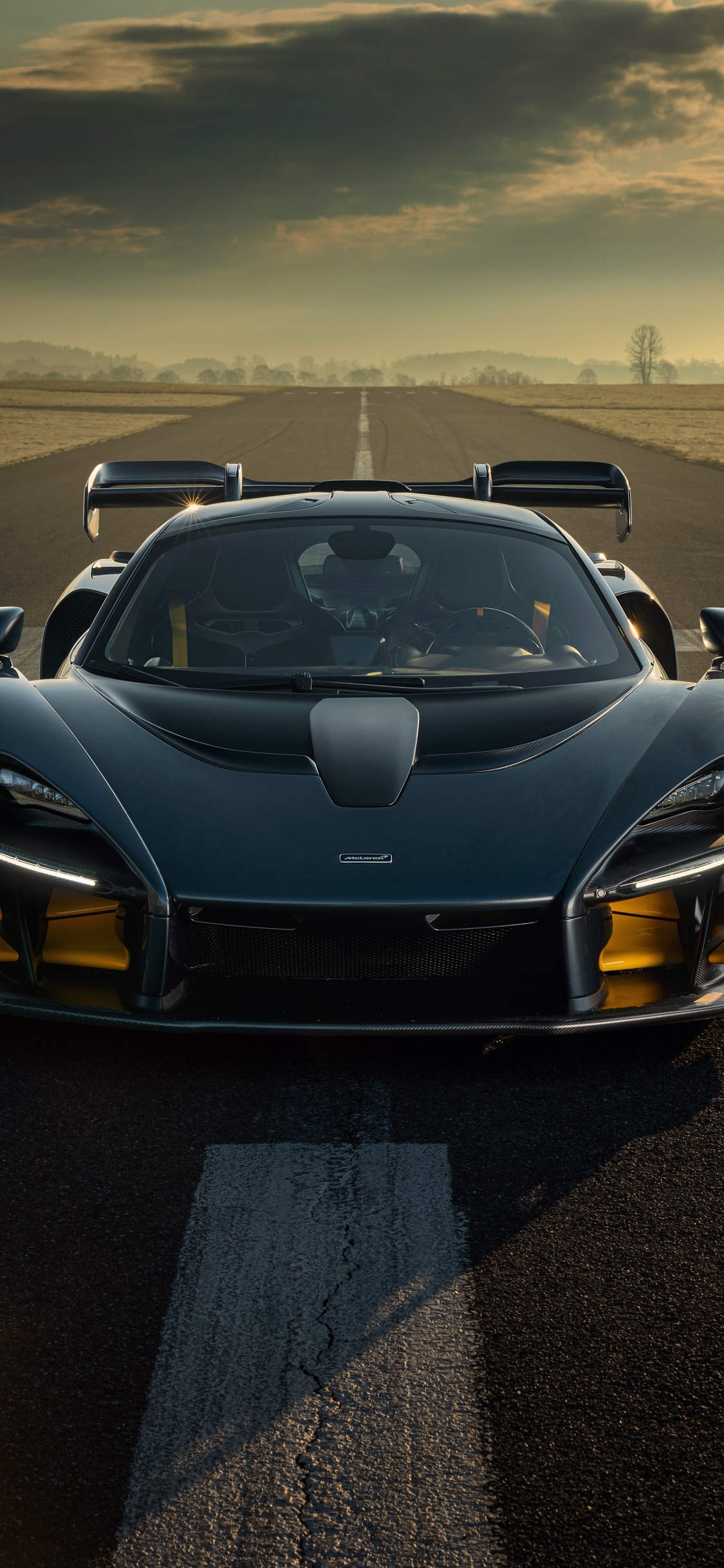 Обои Новитек Макларен Сенна, mclaren senna, легковые автомобили, спорткар, Макларен в разрешении 1125x2436