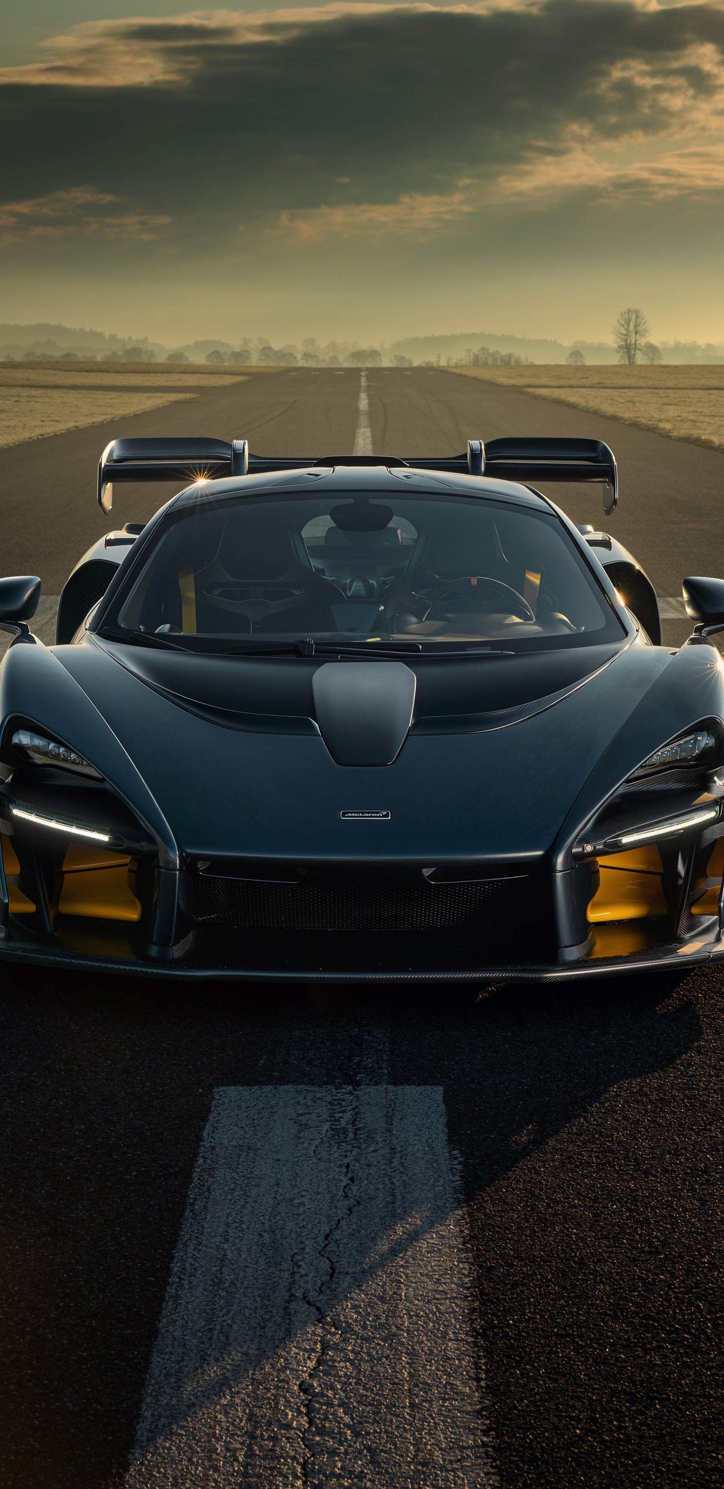 Обои Новитек Макларен Сенна, mclaren senna, легковые автомобили, спорткар, Макларен в разрешении 1440x2960