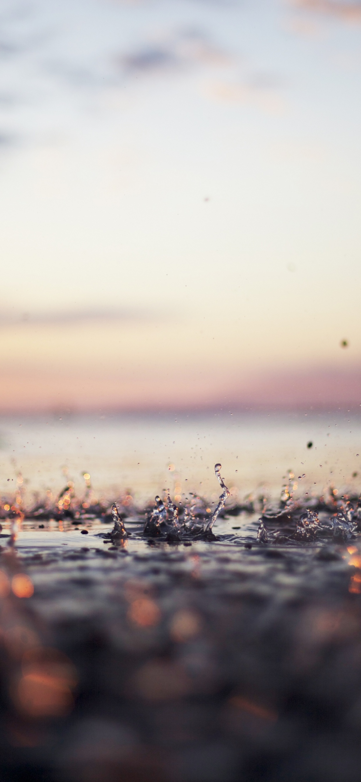 Обои цитаты из Корана о мире, Мир Ему и благословение, котировка, облако, вода в разрешении 1242x2688