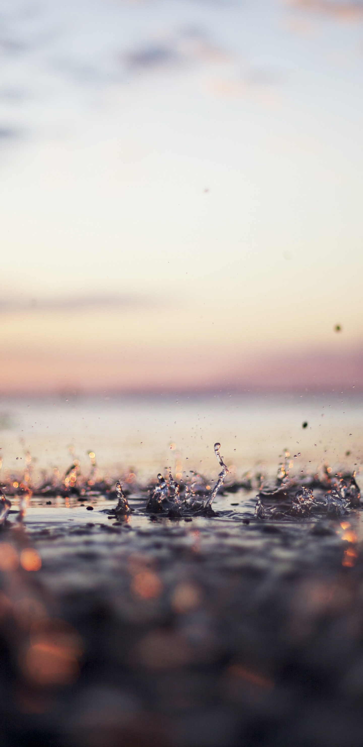 Обои цитаты из Корана о мире, Мир Ему и благословение, котировка, облако, вода в разрешении 1440x2960