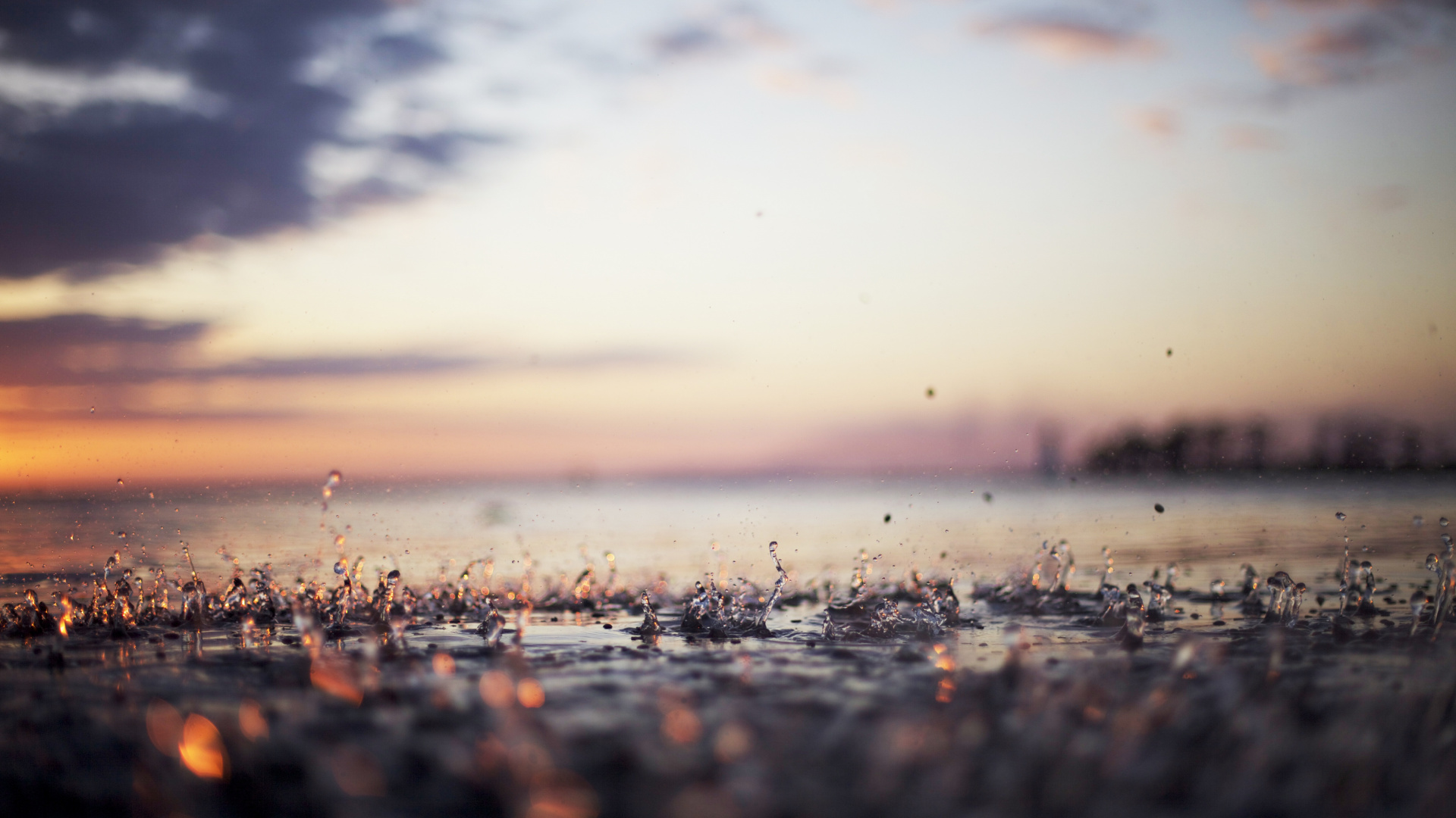 Обои цитаты из Корана о мире, Мир Ему и благословение, котировка, облако, вода в разрешении 1920x1080