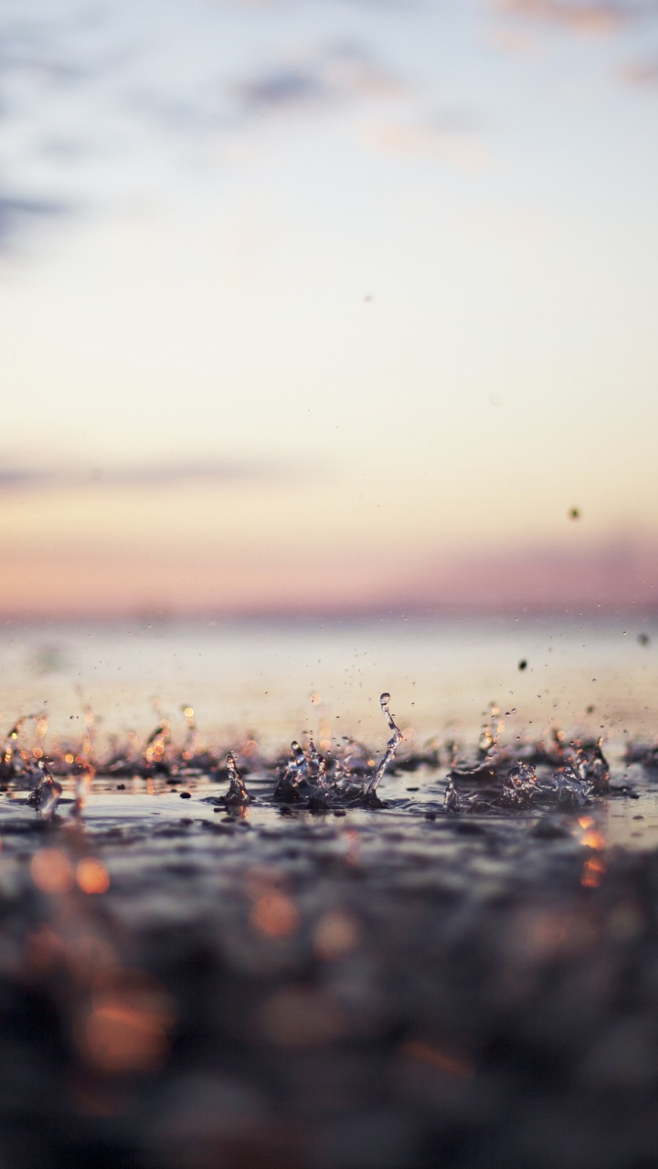 Обои цитаты из Корана о мире, Мир Ему и благословение, котировка, облако, вода в разрешении 720x1280